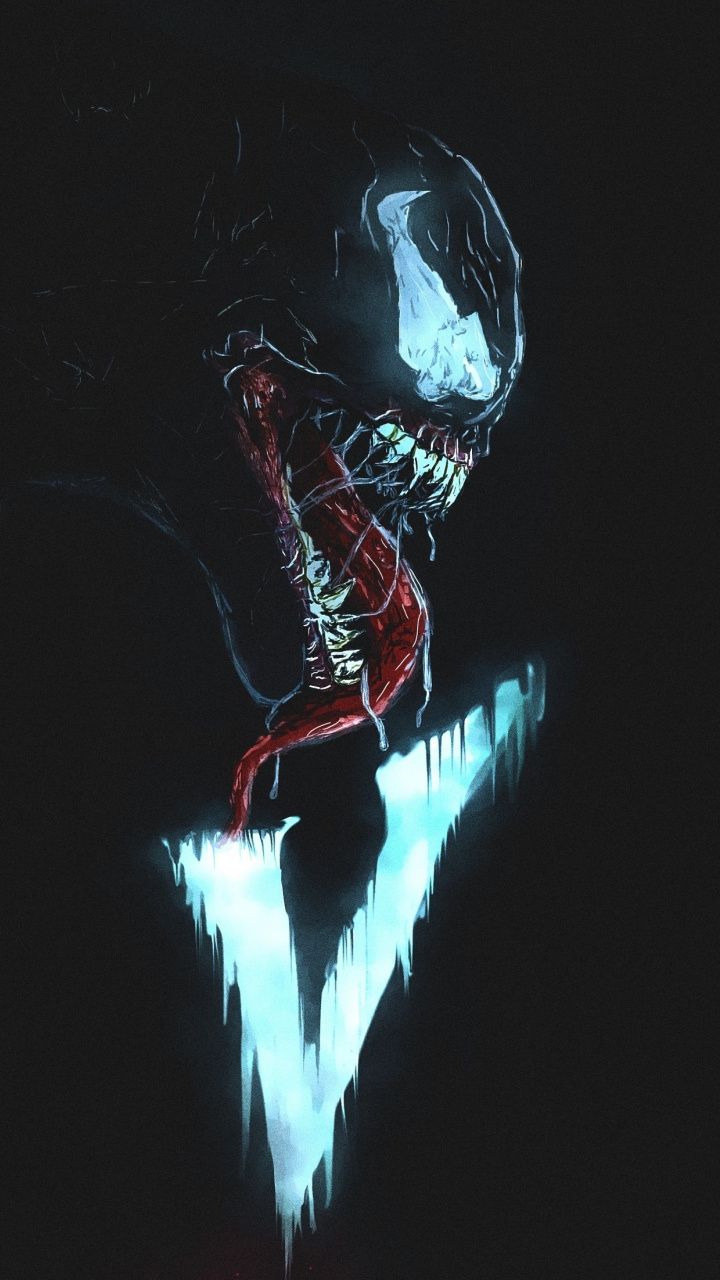 Venom Minimalstic Art Wallpapers