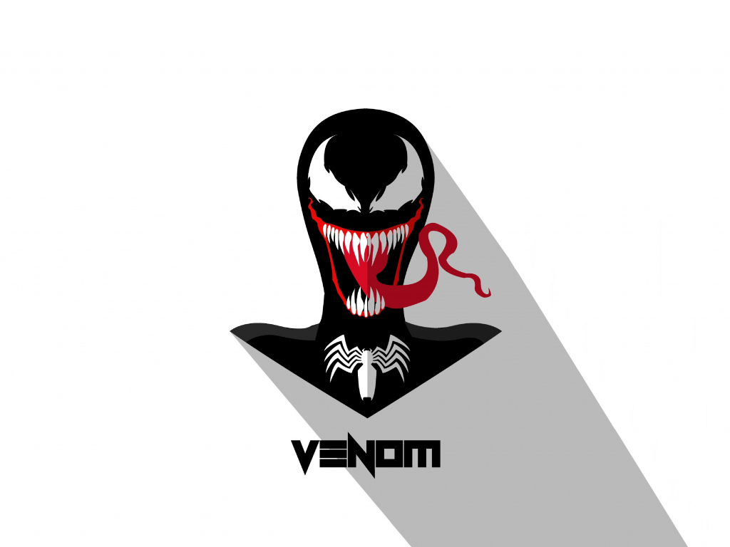 Venom Minimalstic Art Wallpapers