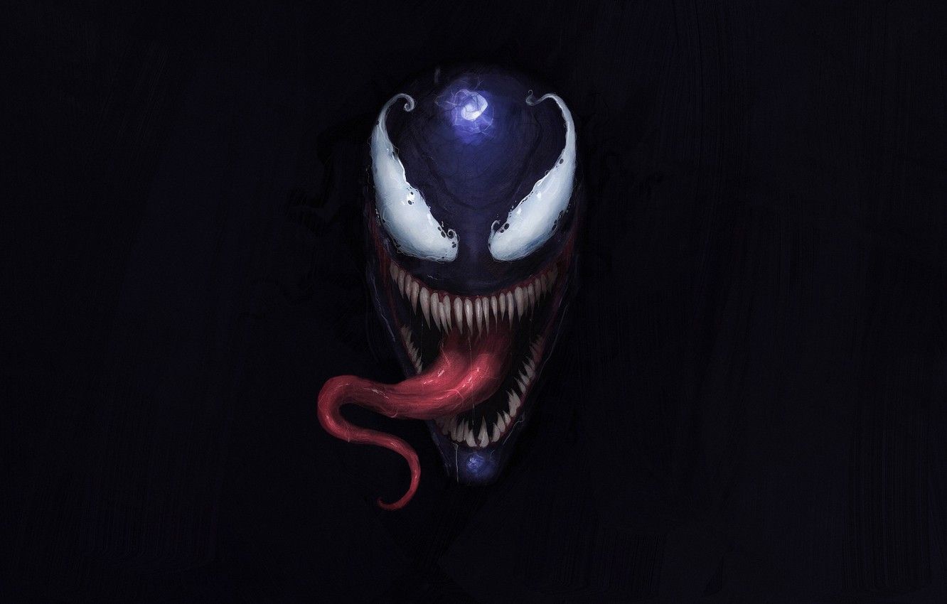 Venom Minimalstic Art Wallpapers