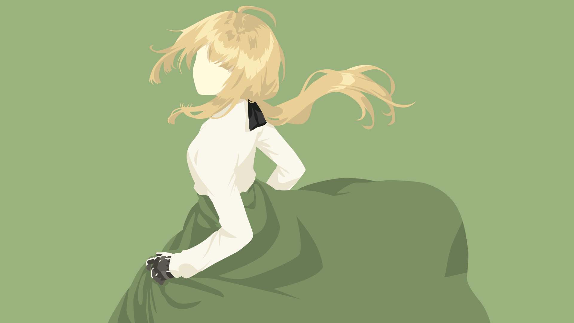 Violet Evergarden Minimal Wallpapers