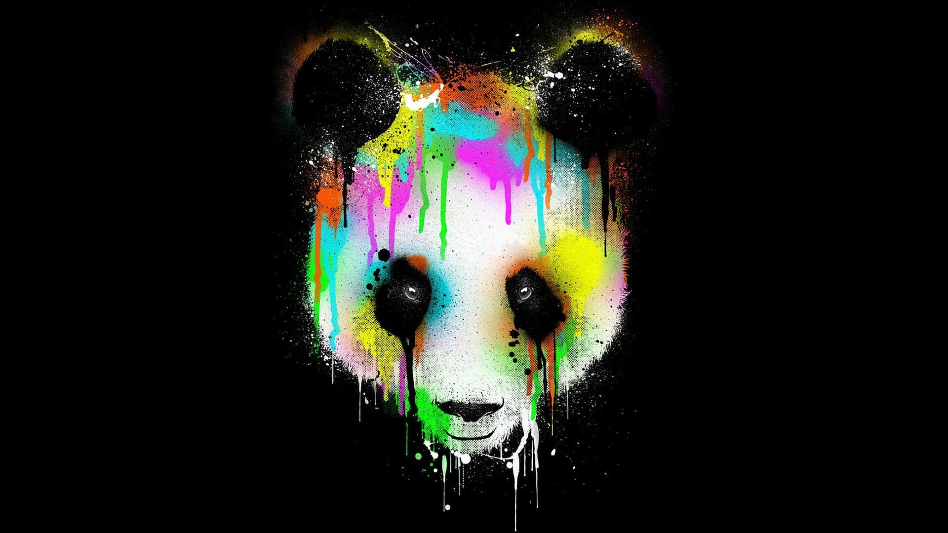 White Bear Abstract Art Wallpapers