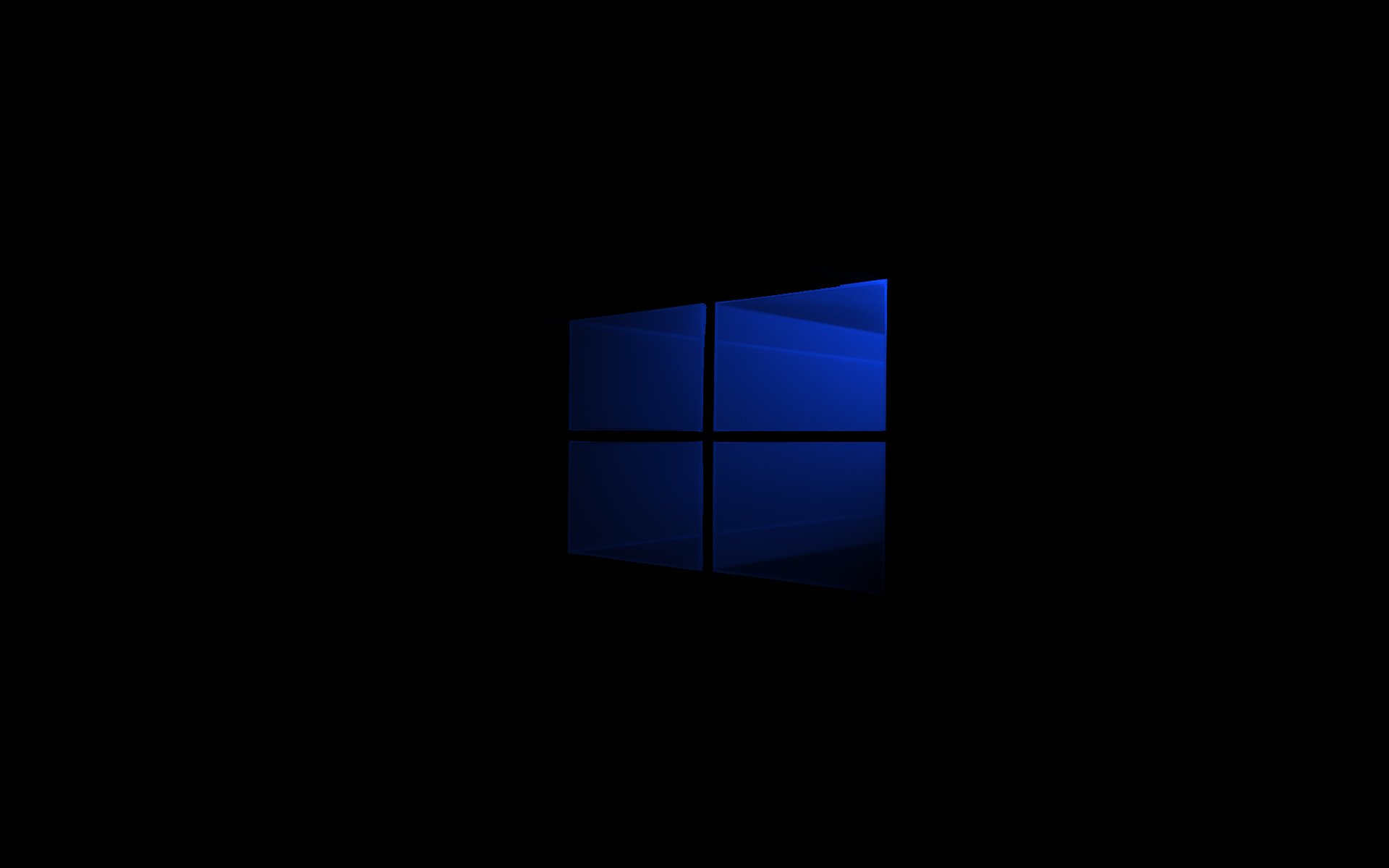 Windows 10 Dark Logo Minimal Wallpapers