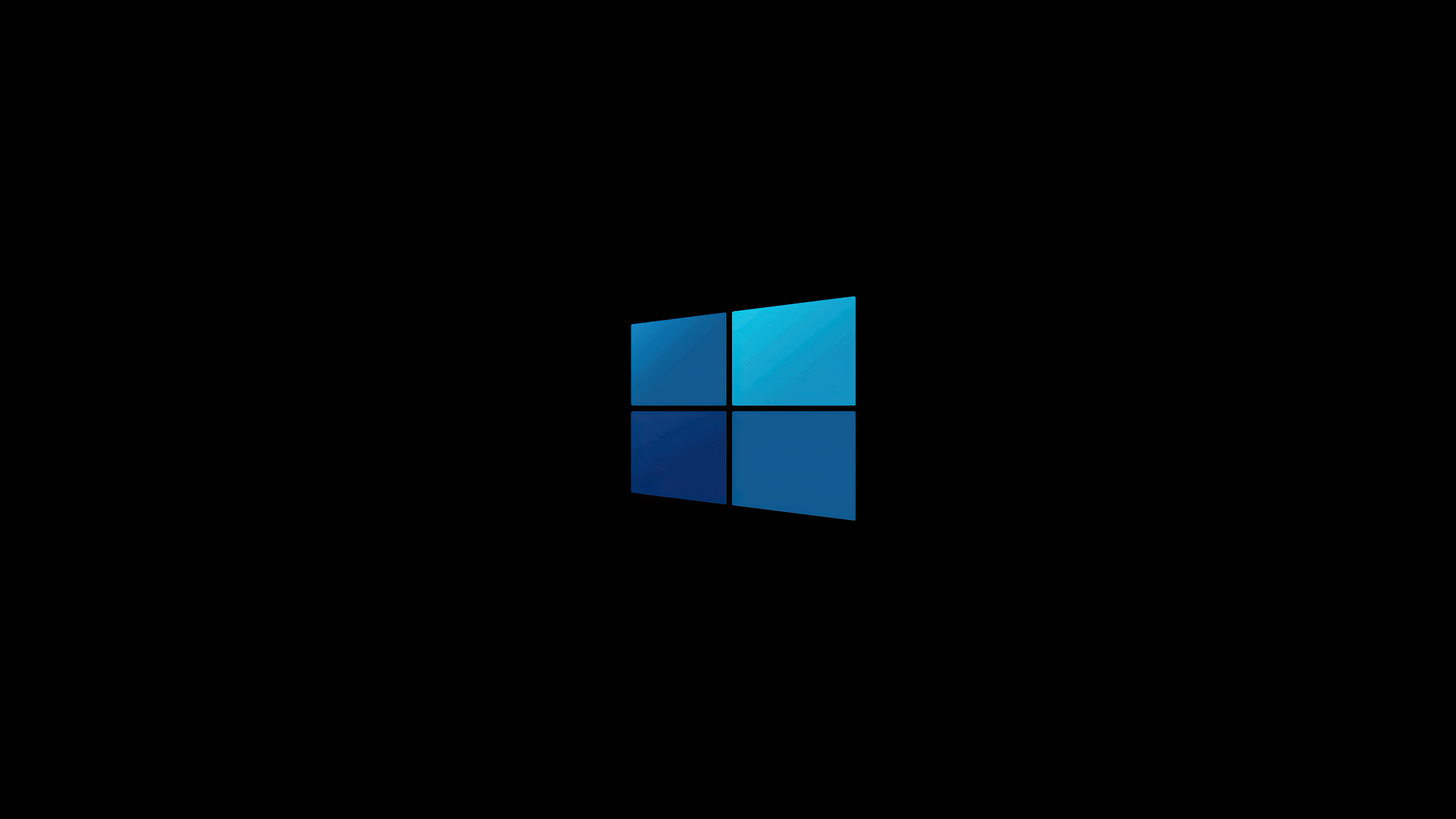 Windows 10 Logo Minimal Dark Wallpapers