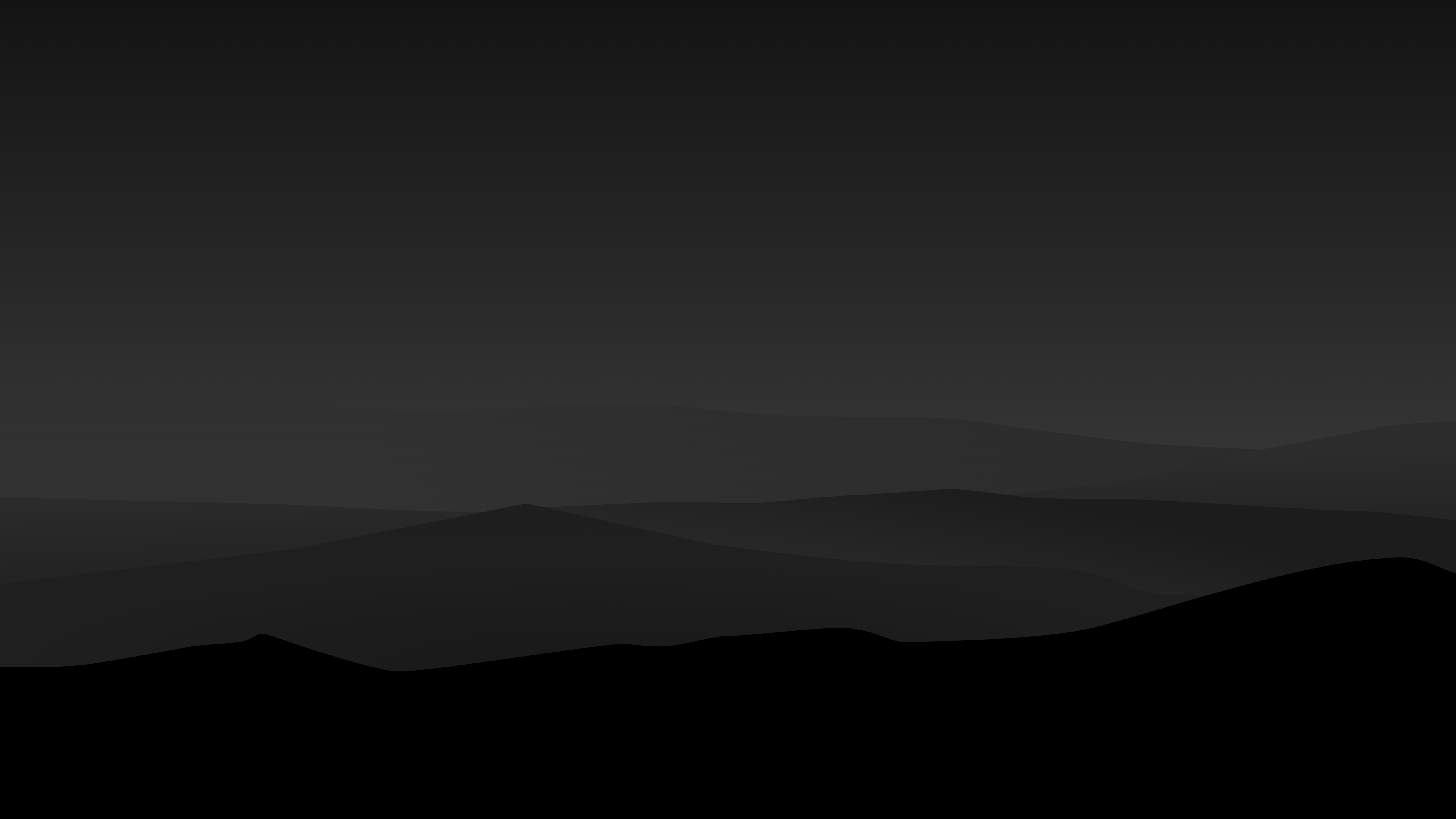 Winter Night Minimalist 4K Wallpapers