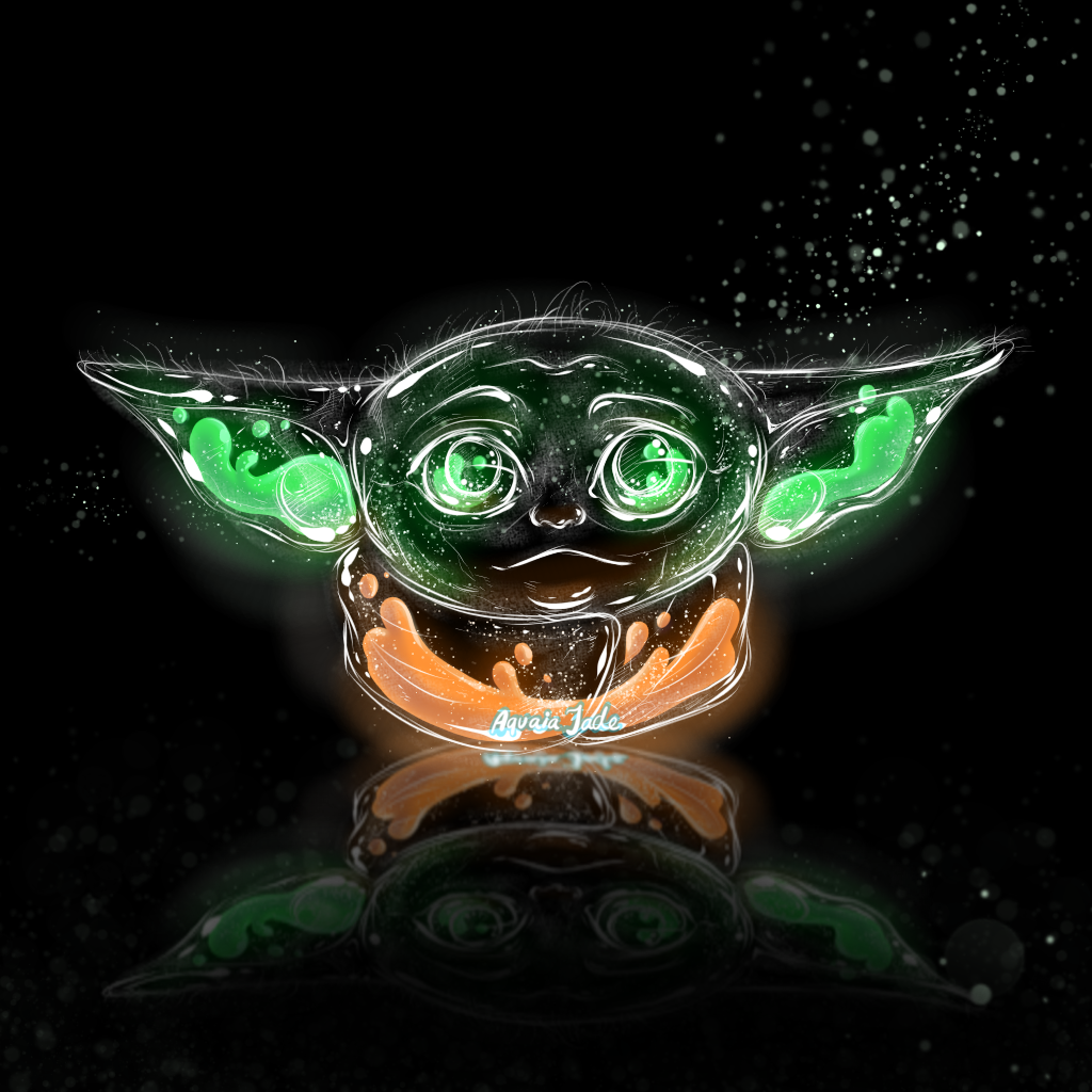 Yoda Baby Minimal Art Wallpapers