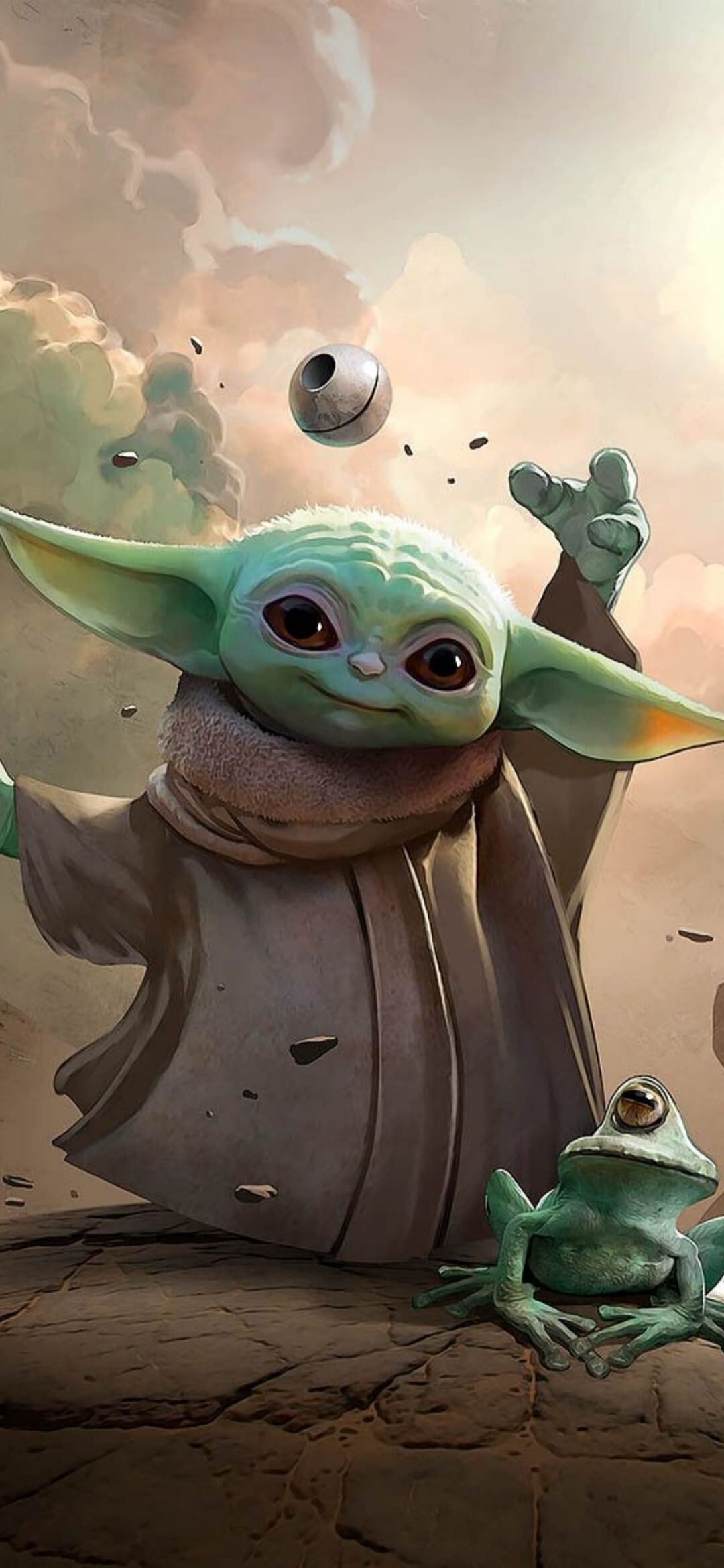 Yoda Baby Minimal Art Wallpapers