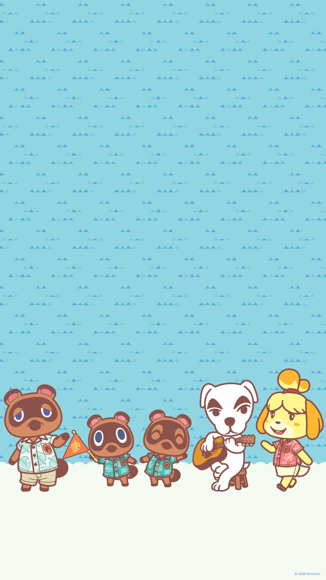 Minimalist Animal Crossing Phone Wallpapers