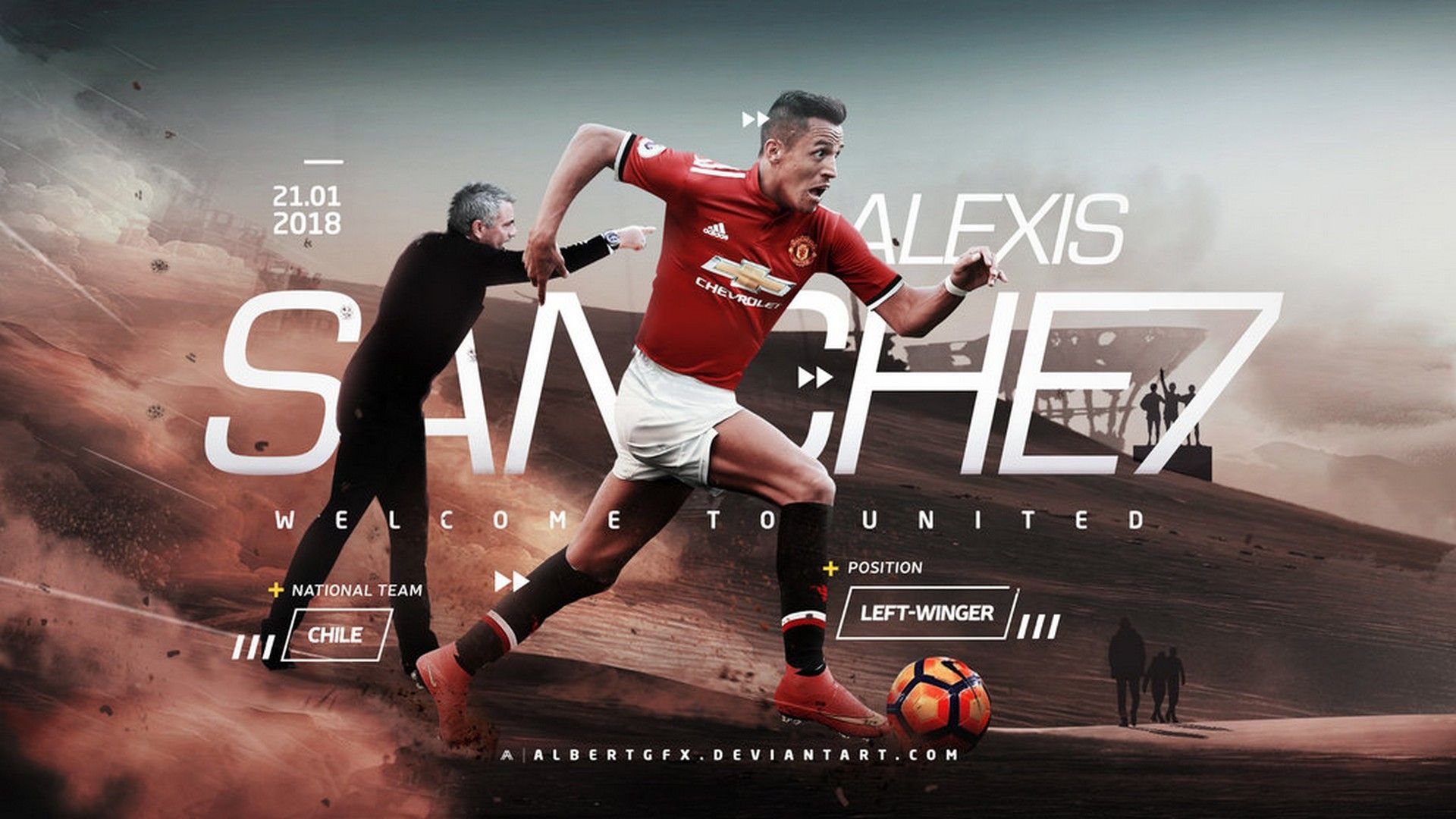 Alexis Sanchez Manchester United Wallpapers