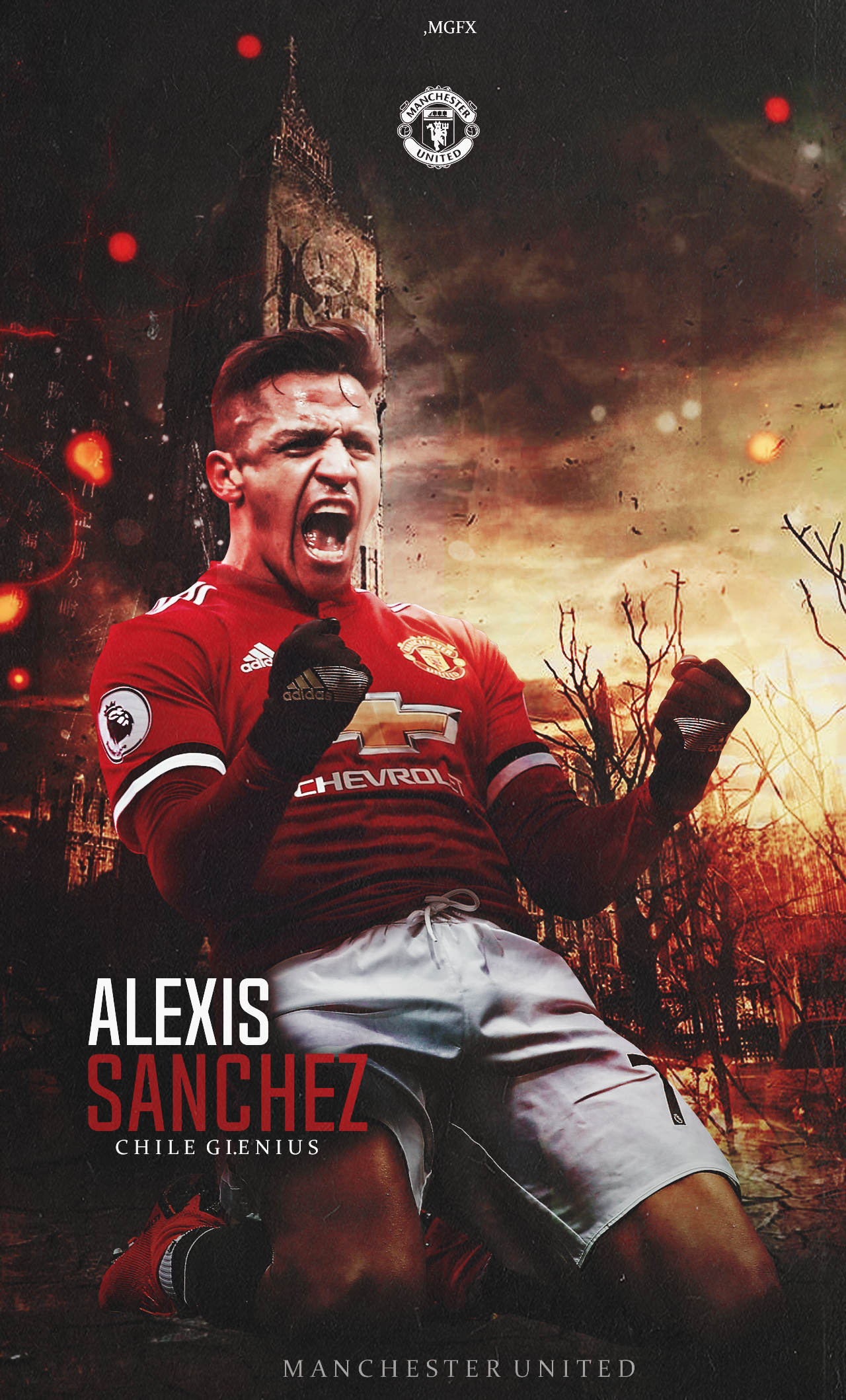 Alexis Sanchez Manchester United Wallpapers