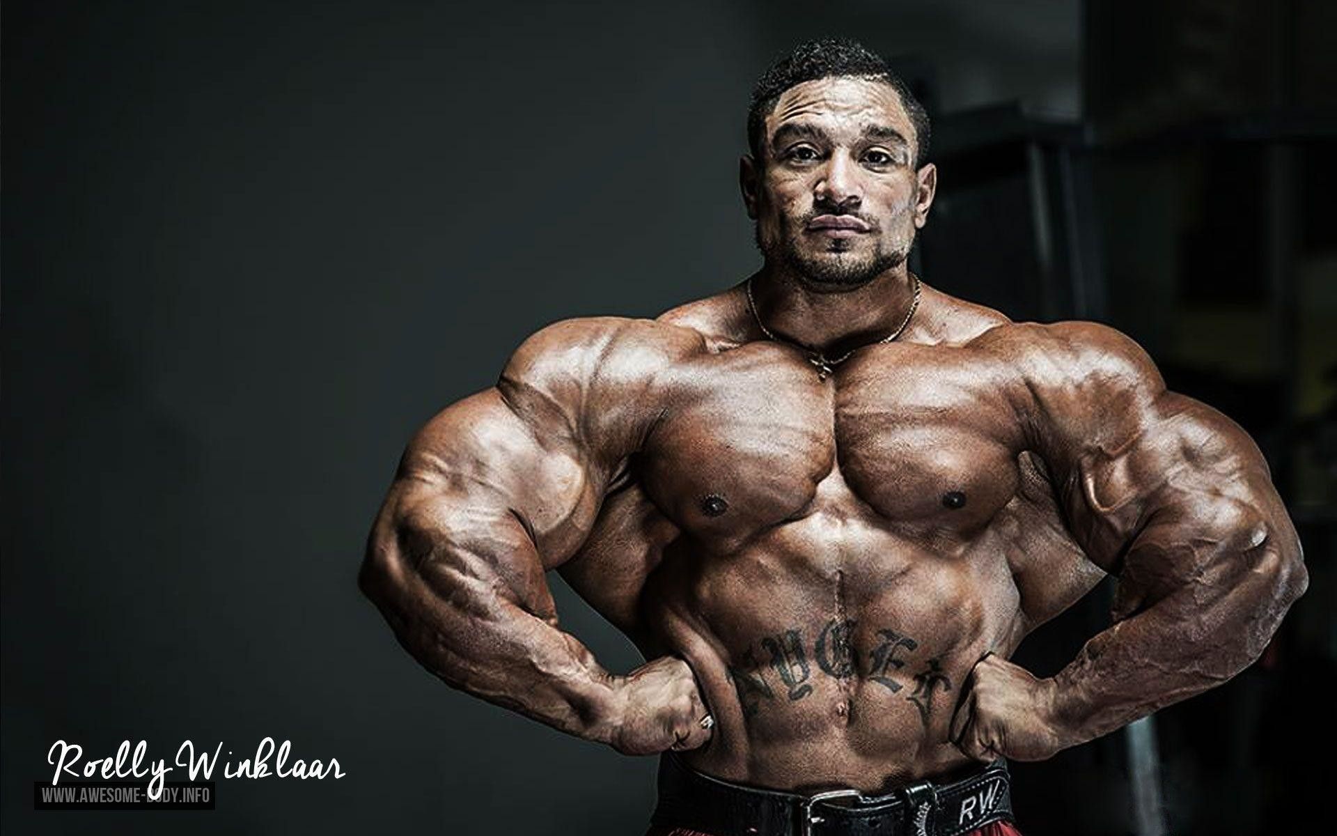 Bodybuilder Man With Tatoo Wallpapers