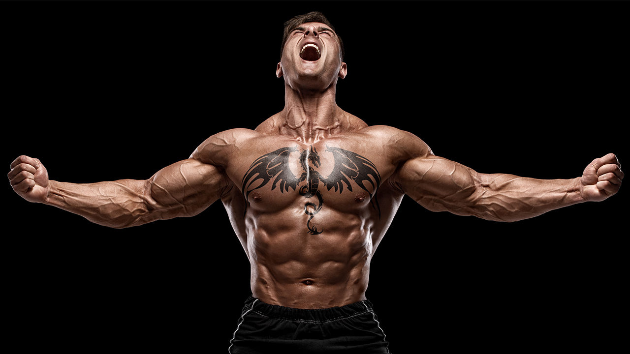 Bodybuilder Man With Tatoo Wallpapers