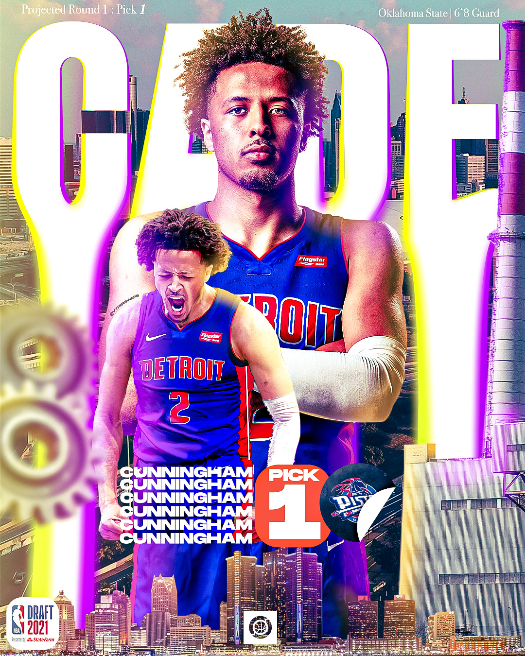 Cade Cunningham Nba 2021 Wallpapers