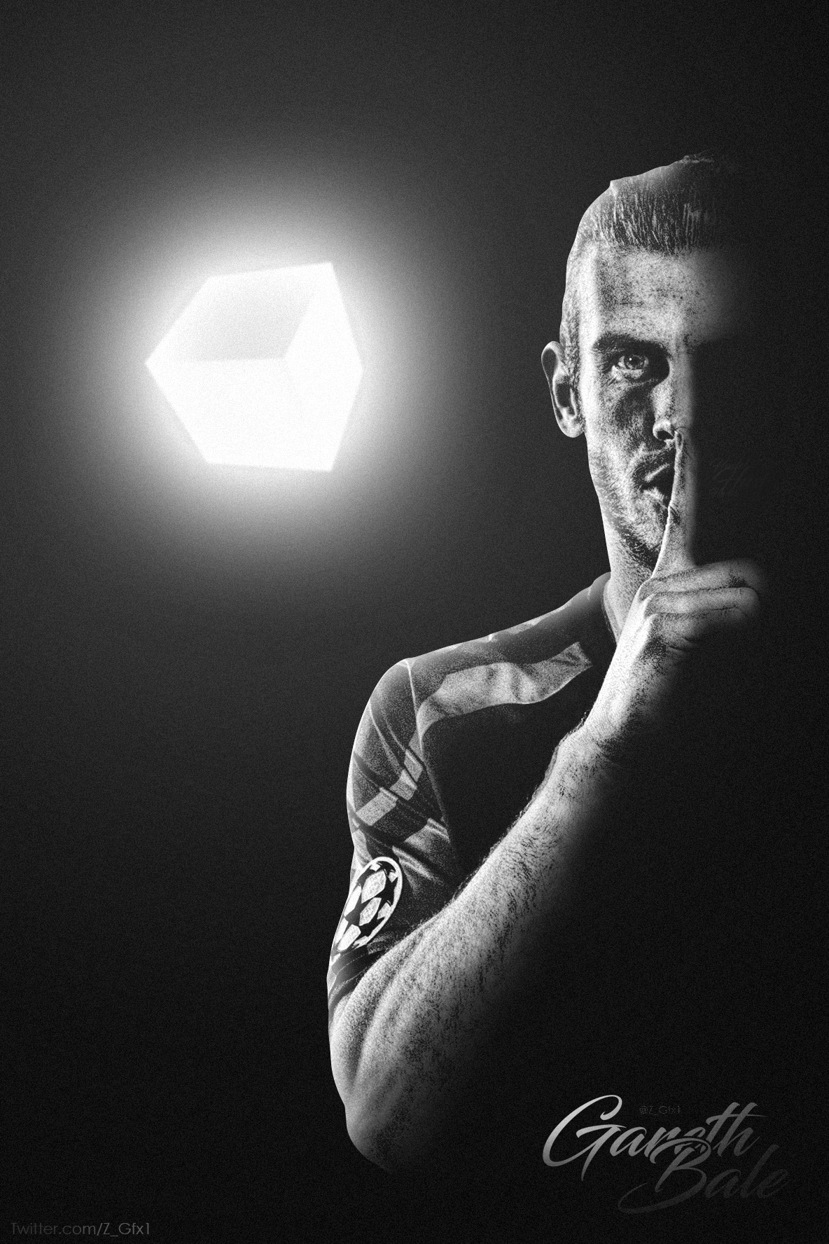 Gareth Bale Black And White Photoshoot Wallpapers