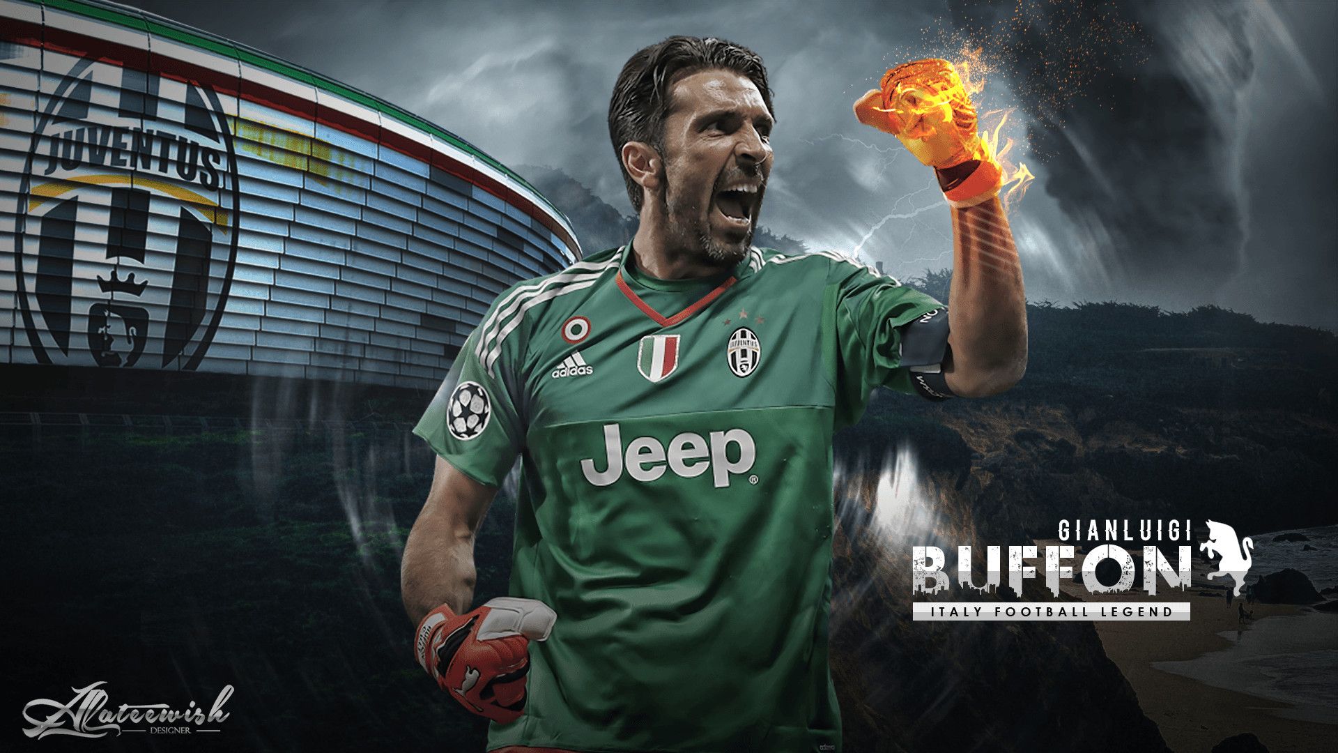 Gianluigi Buffon Italy Goalkeeper Wallpapers