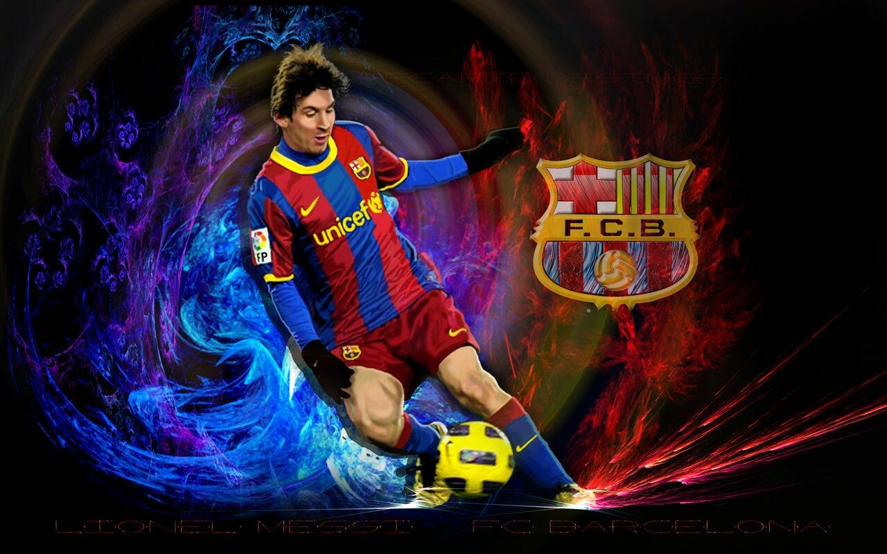 Lionel Messi Digital Art Wallpapers