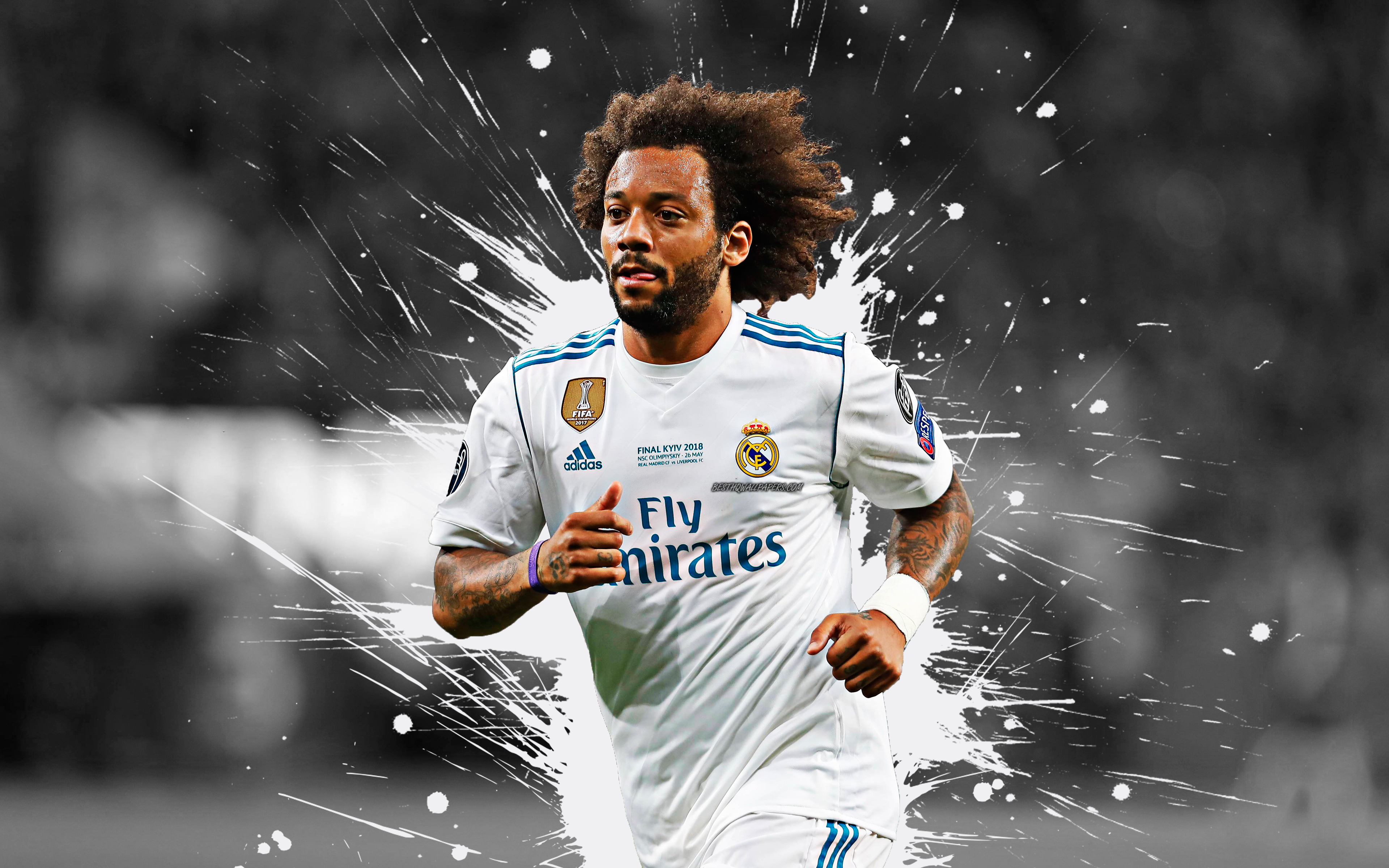 Marcelo Vieira Art Real Madrid Wallpapers