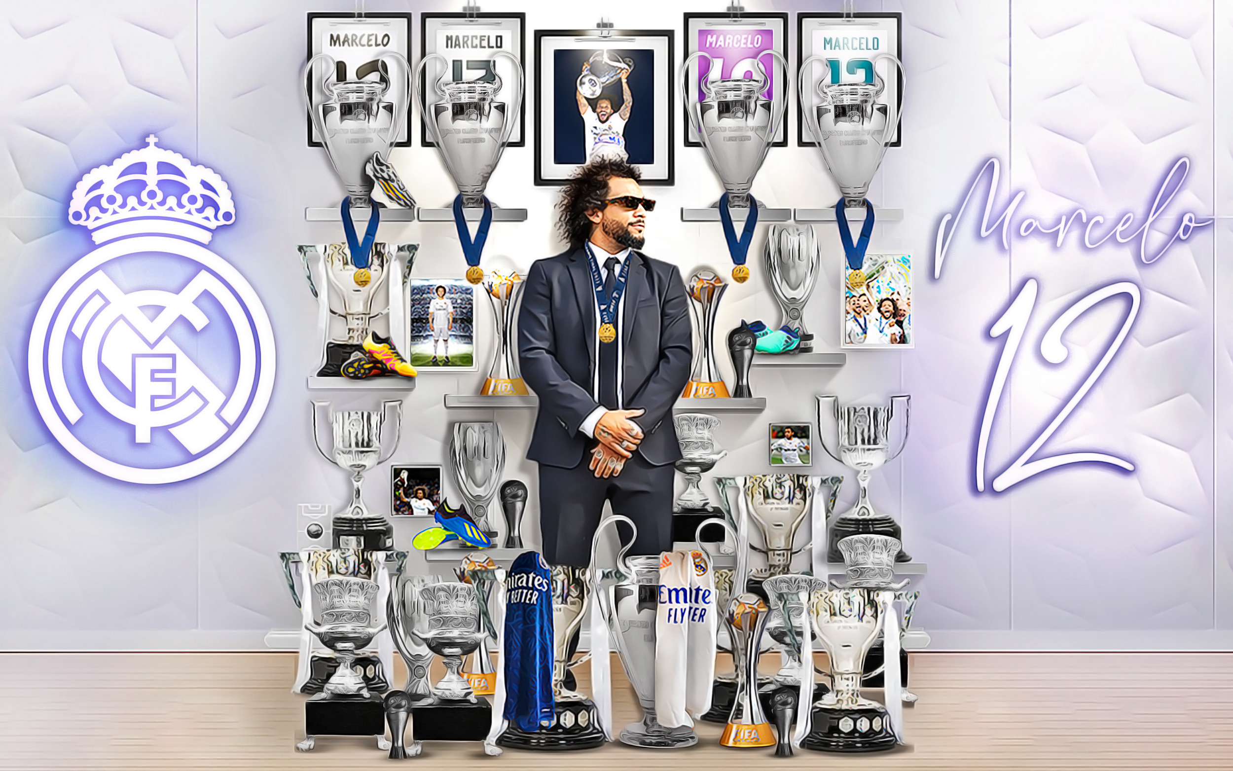 Marcelo Vieira Art Real Madrid Wallpapers