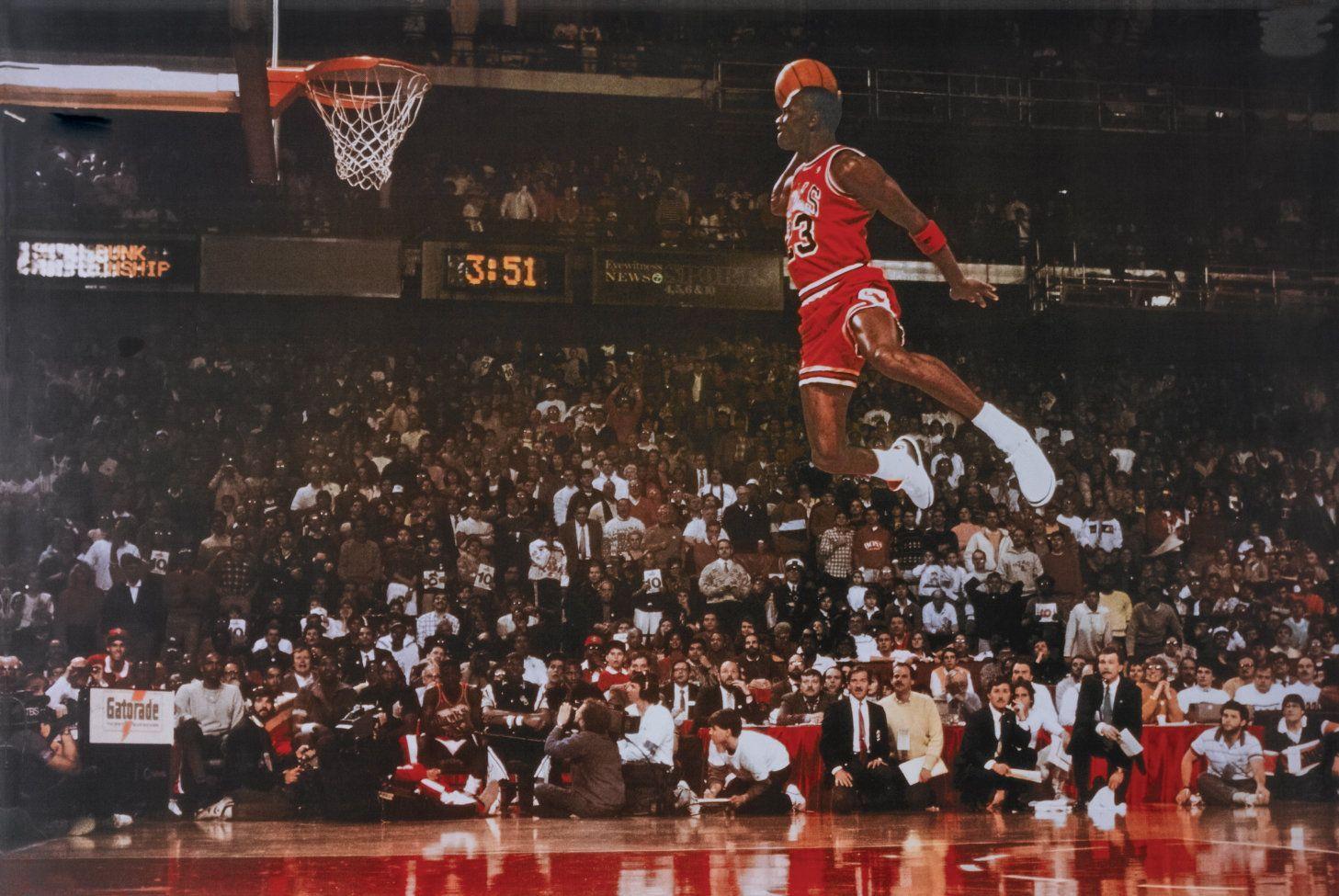 Michael Jordan Free Throw Dunk Wallpapers