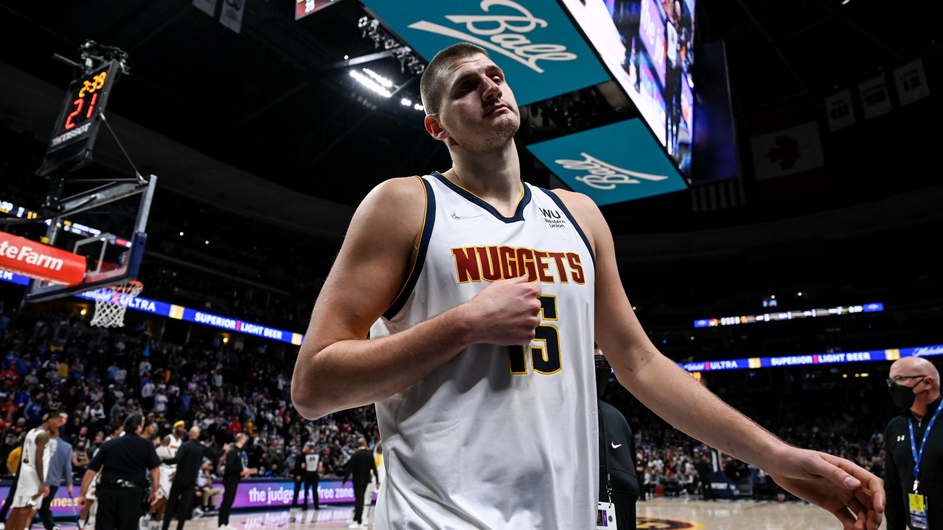 Nikola Jokic 2021 Denver Nuggets Wallpapers