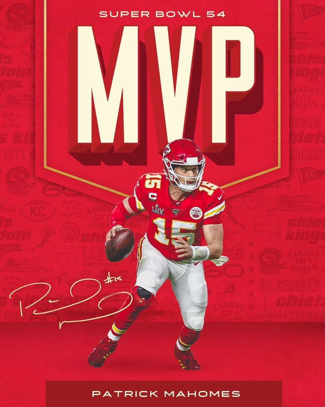 Patrick Mahomes Super Bowl Wallpapers