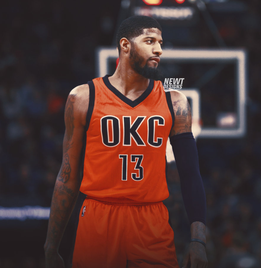 Paul George Oklahoma City Thunder Wallpapers