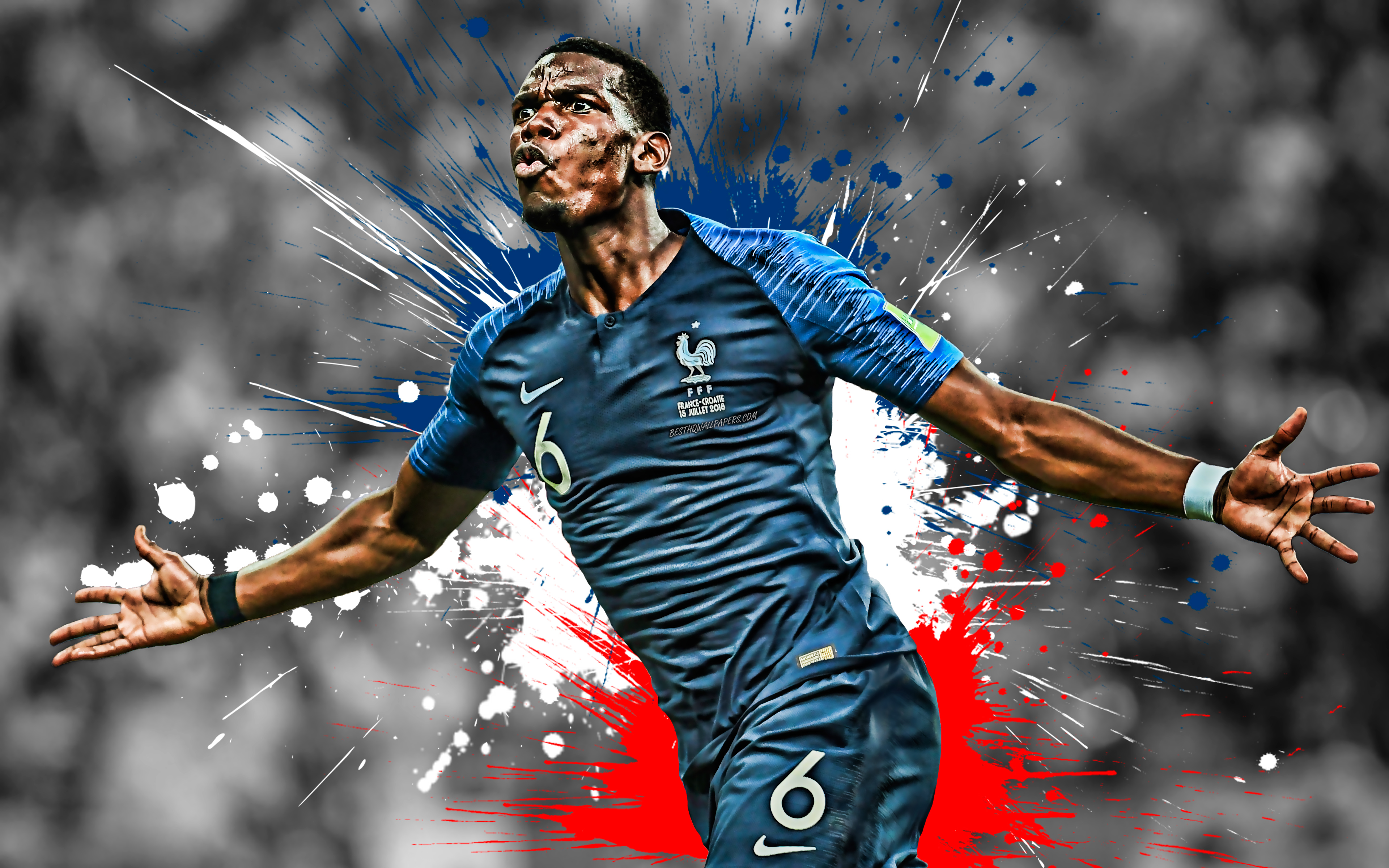 Paul Pogba Hd France Wallpapers