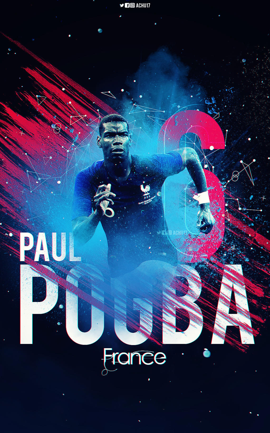 Paul Pogba Hd France Wallpapers