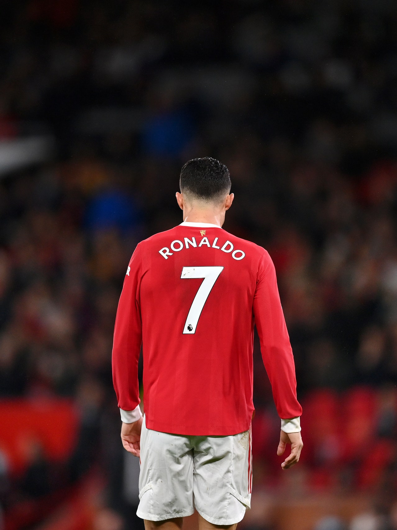 Ronaldo Standing And Fire Shot Wallpapers