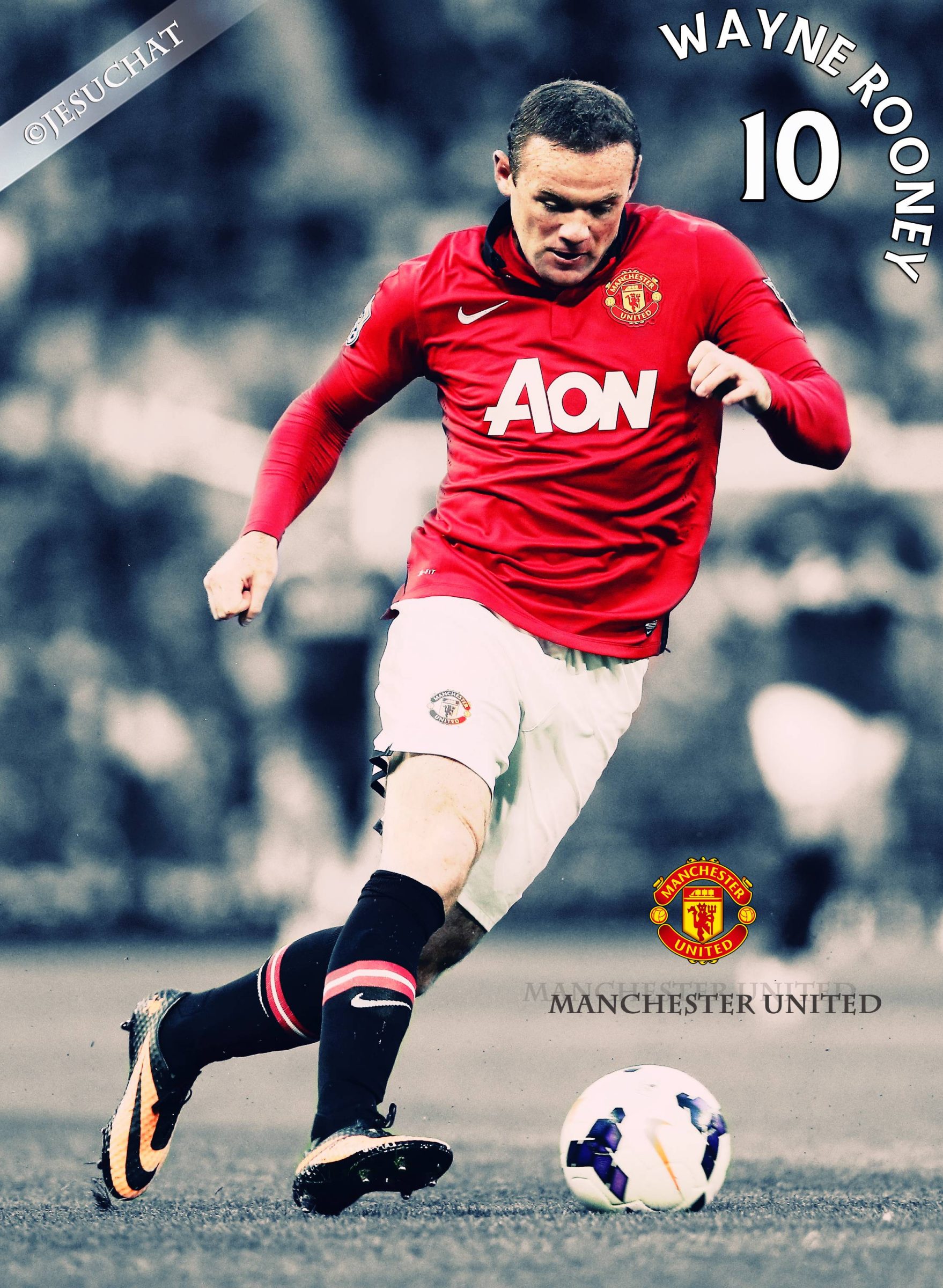 Wayne Rooney Digital Art Photography Wallpapers