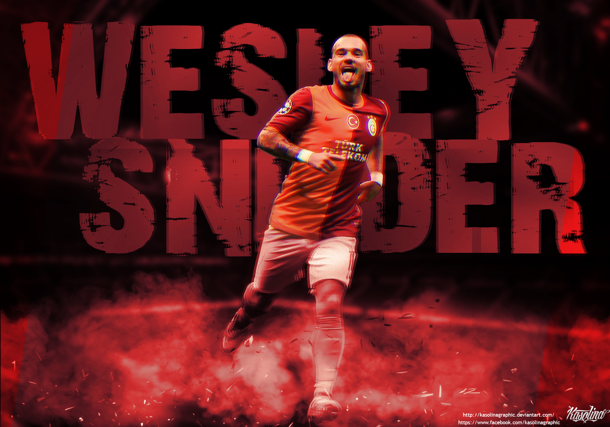 Wesley Sneijder 4K Cool Wallpapers