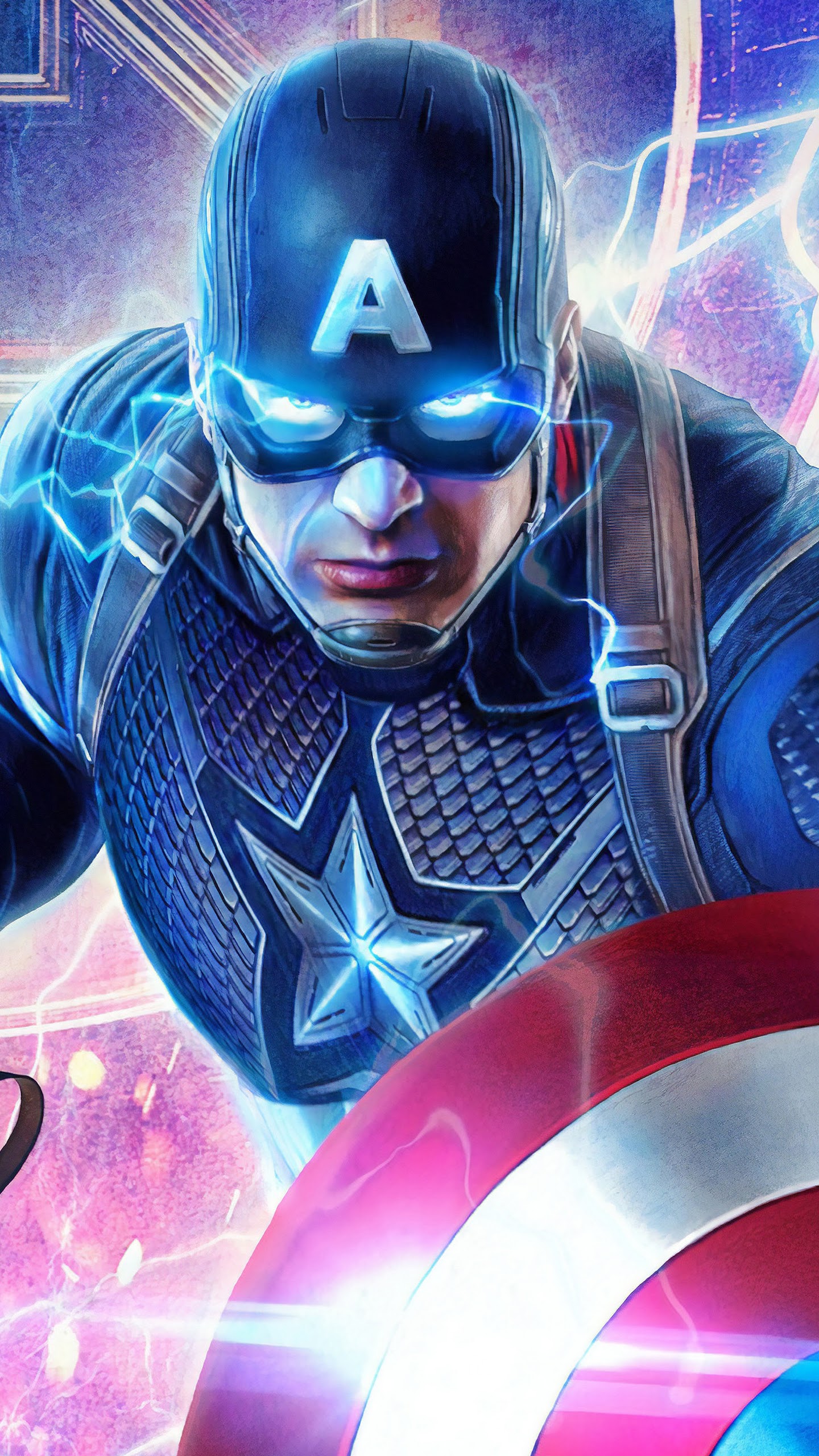 4K Captain America Mjolnir And Shield Wallpapers