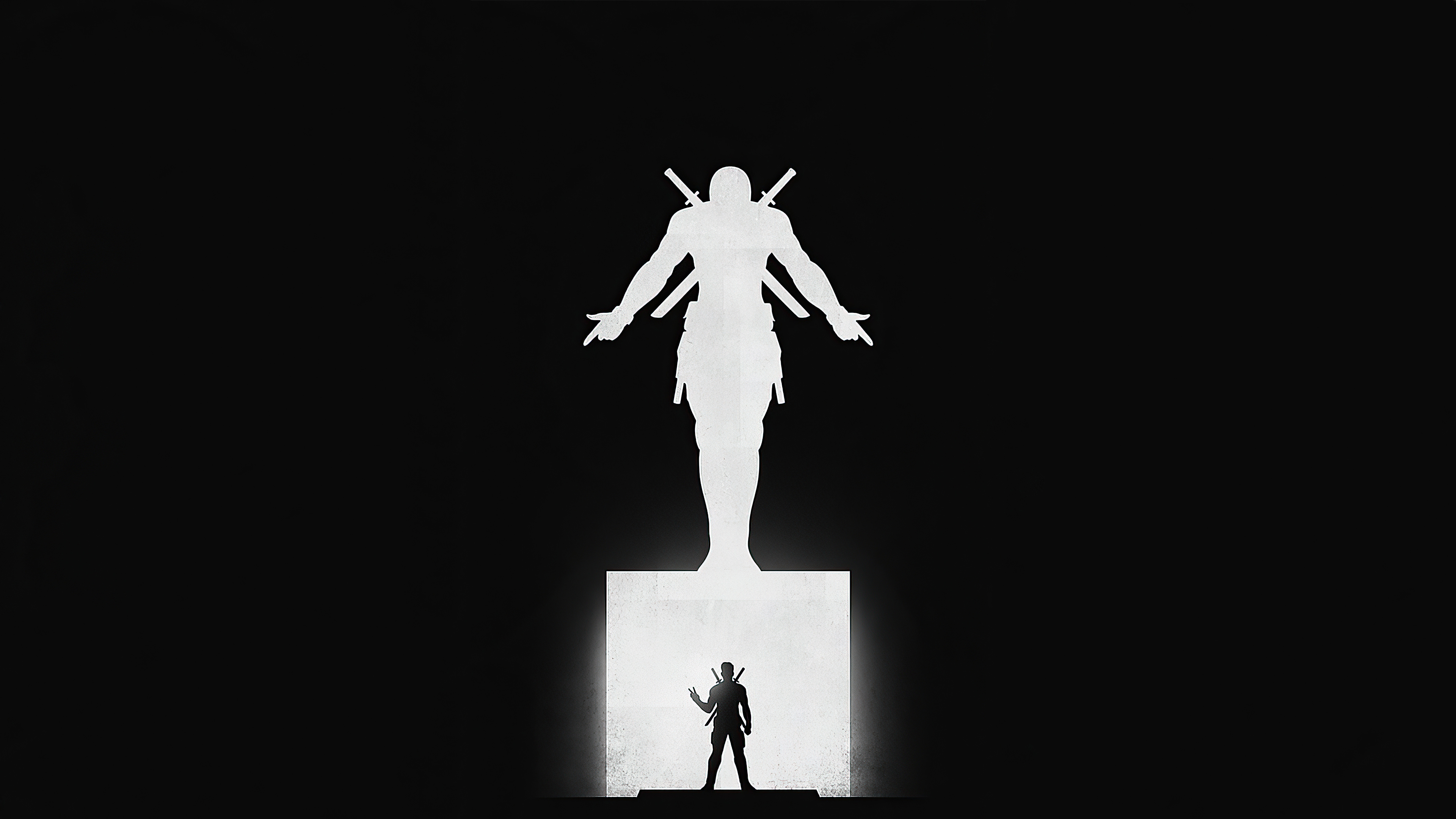 4K Deadpool Minimalism 2020 Wallpapers