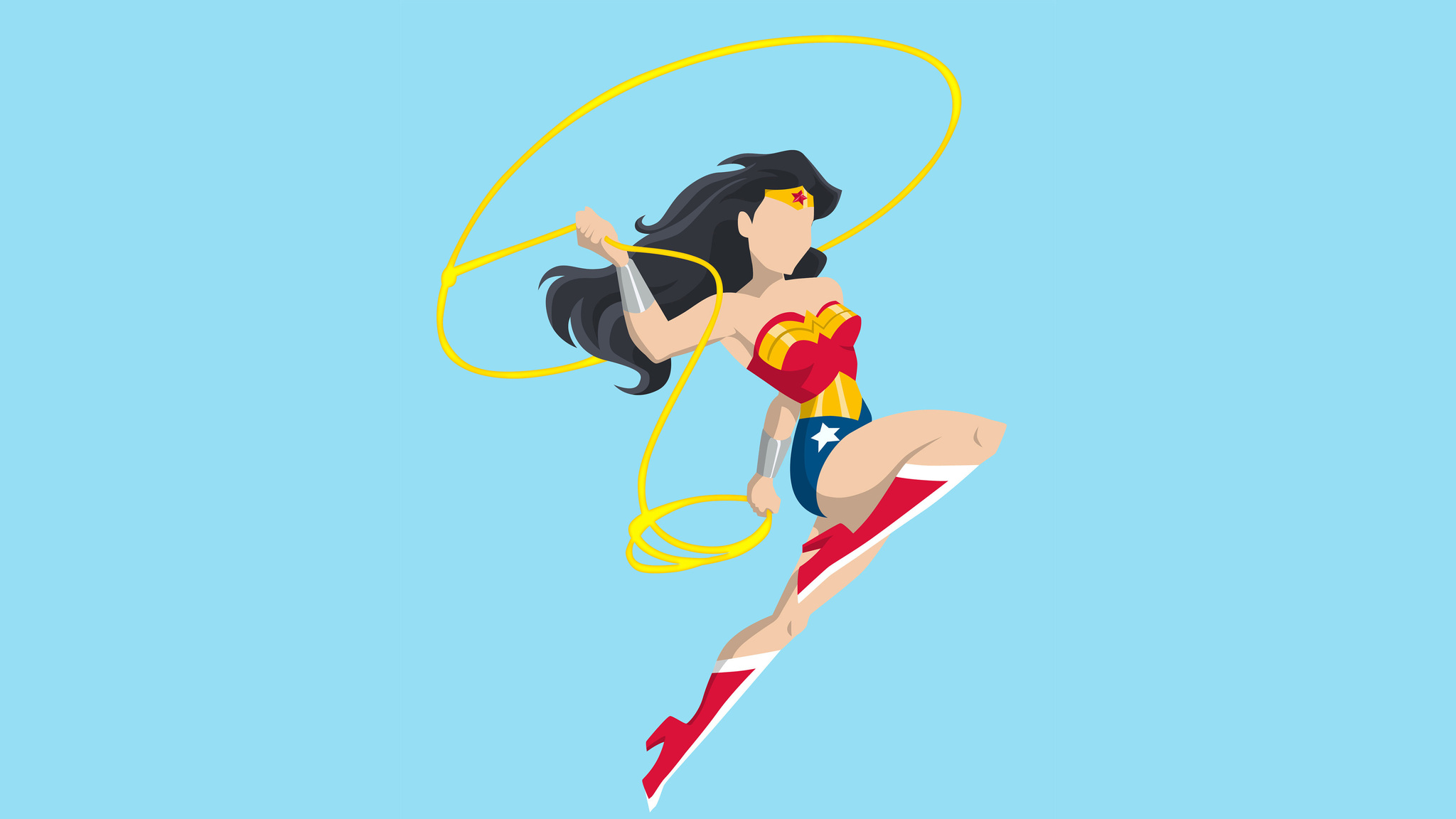 4K Wonder Woman Minimalism 2020 Wallpapers