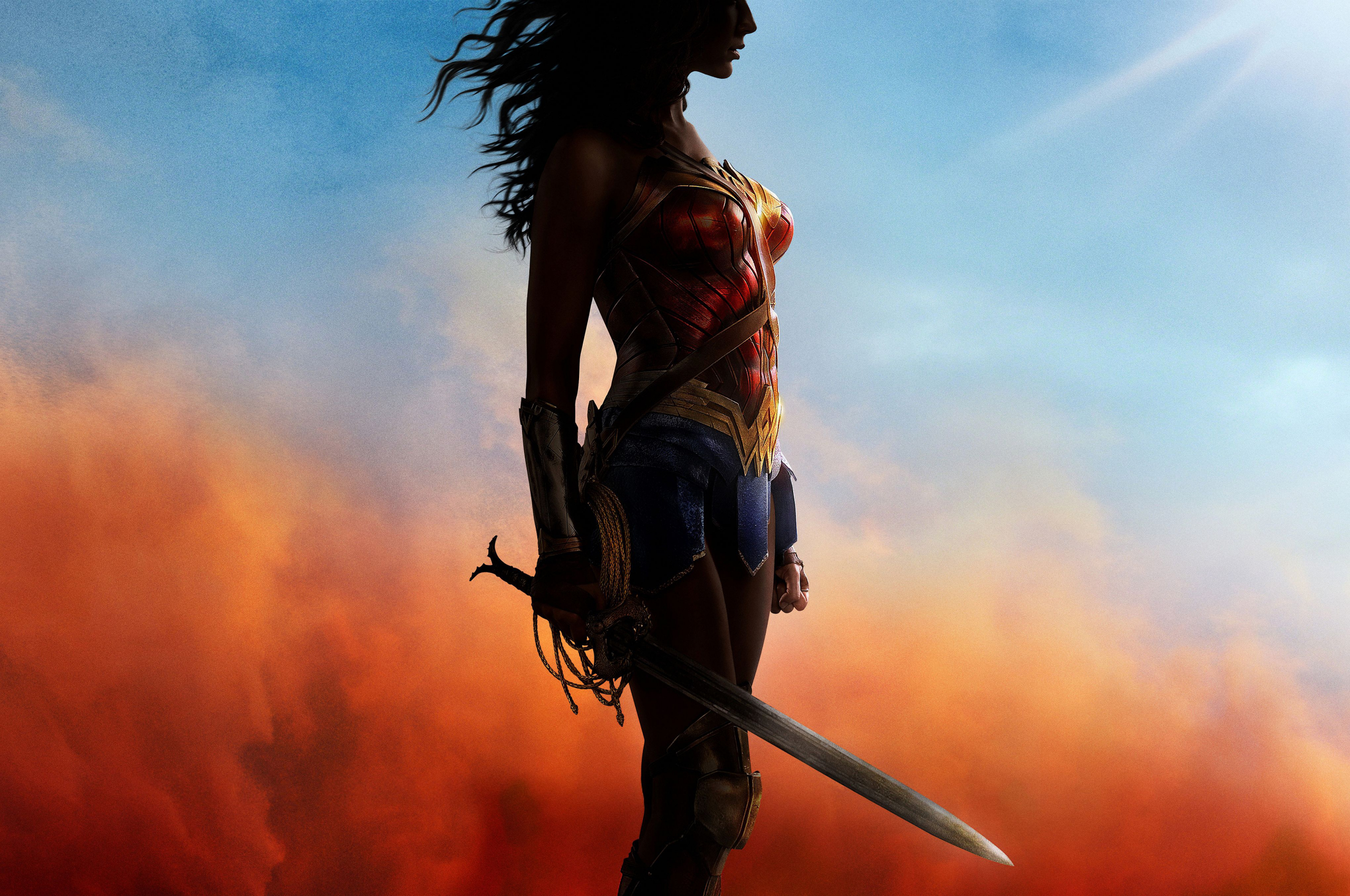 4K Wonder Woman Minimalism 2020 Wallpapers