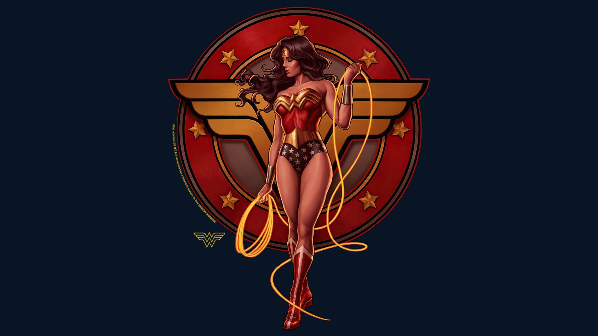 4K Wonder Woman Minimalism 2020 Wallpapers