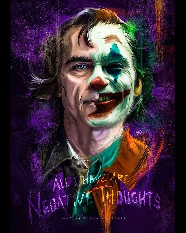 All I Have Are Negative Thoughts Joker Wallpapers