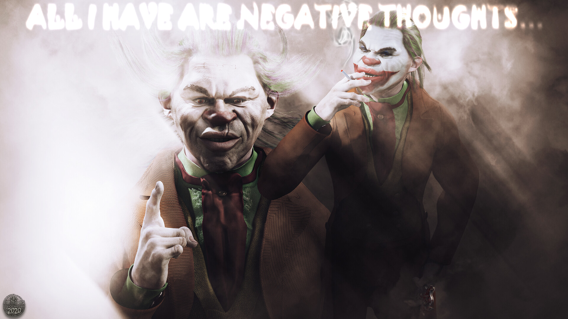 All I Have Are Negative Thoughts Joker Wallpapers