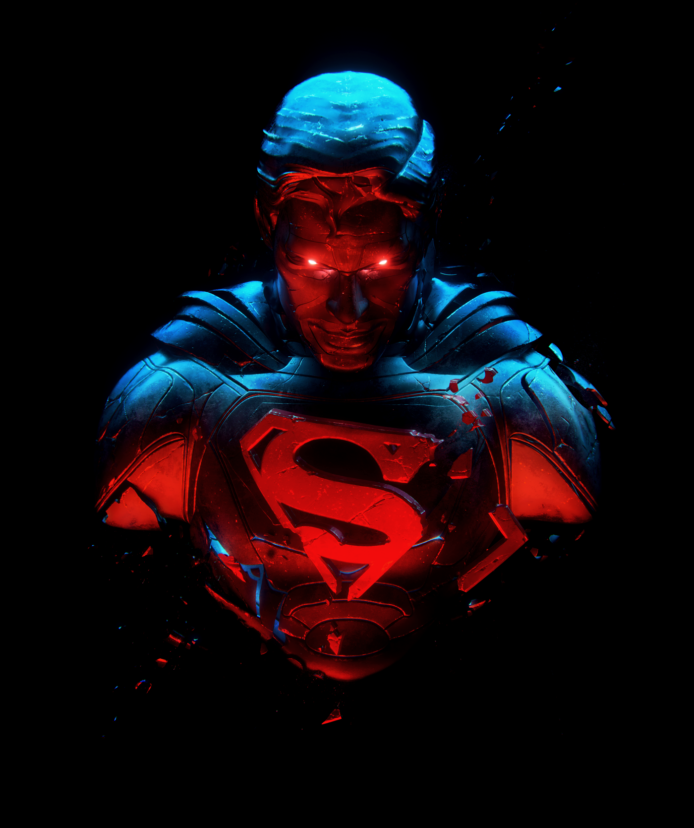 Angry Superman Art Wallpapers