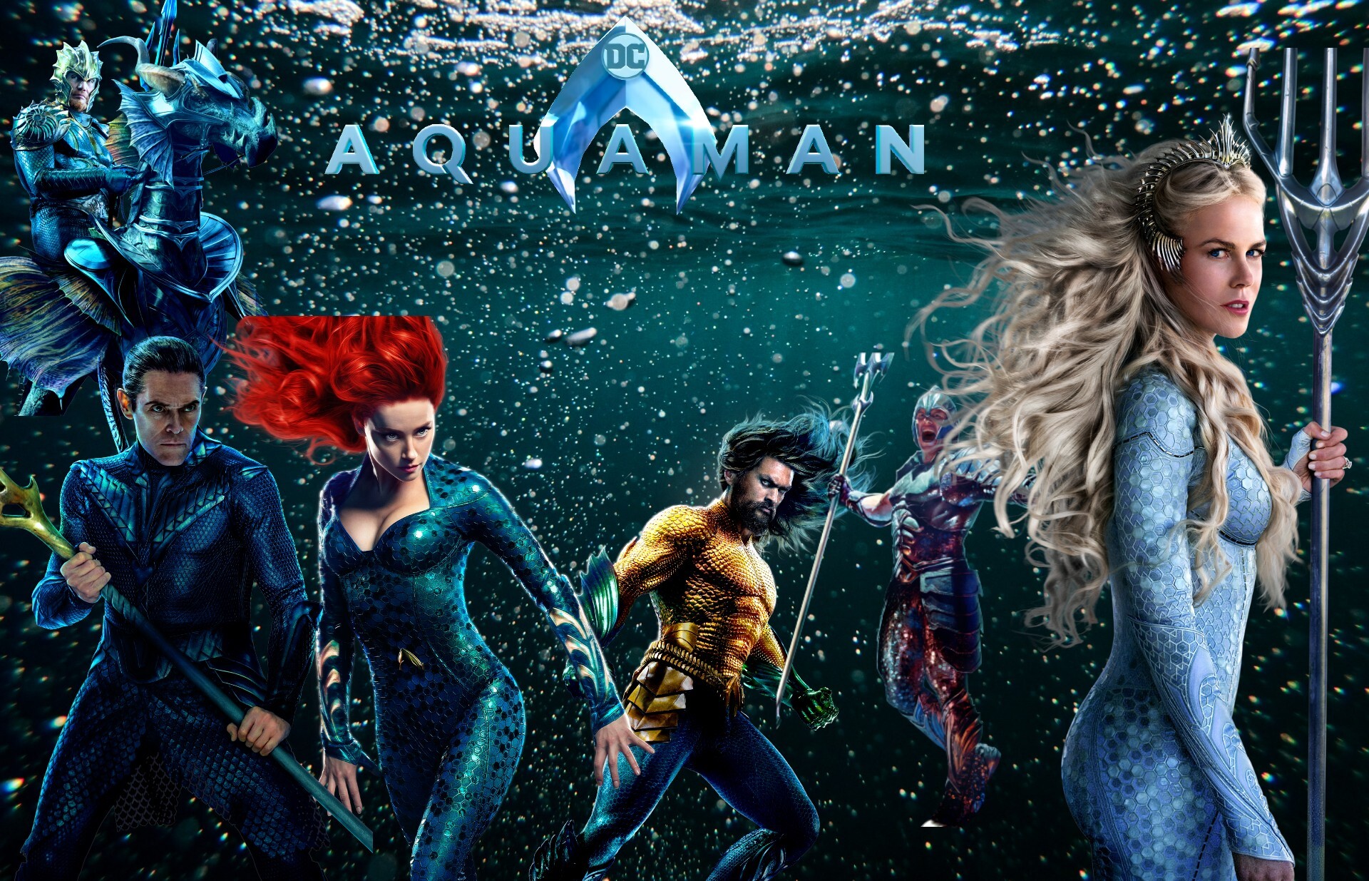 Aquaman Movie Team Wallpapers