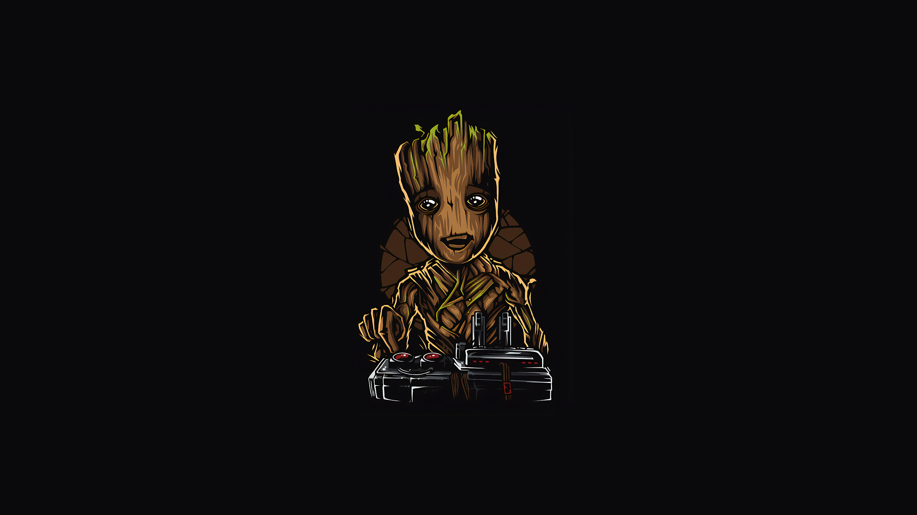Baby Groot And Venom Wallpapers