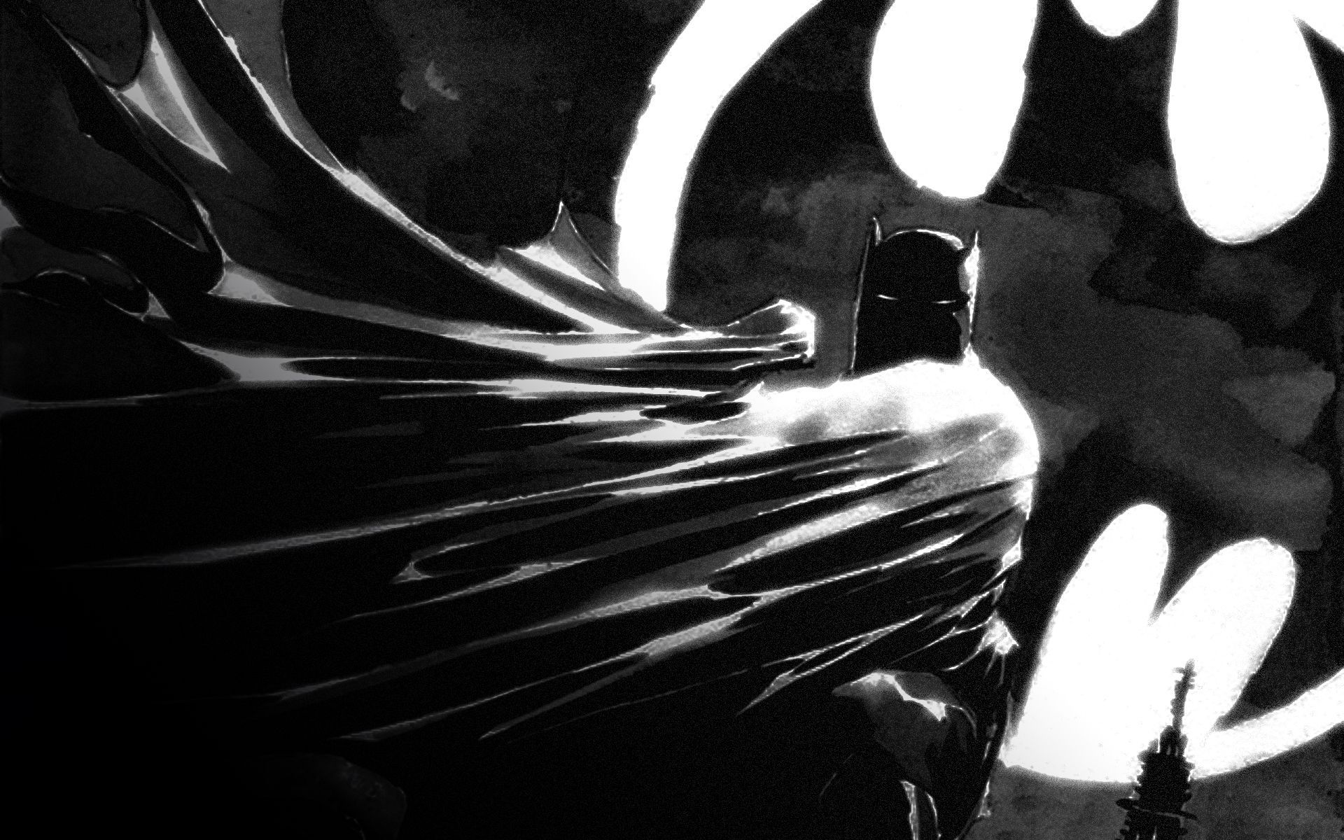 Batman Bats Monochrome Dc Comics Wallpapers