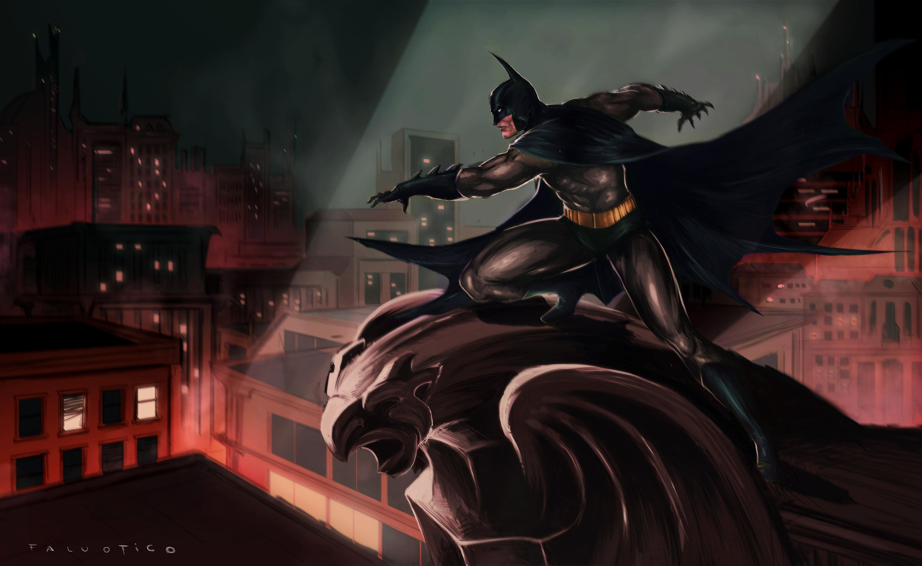 Batman City Art Wallpapers