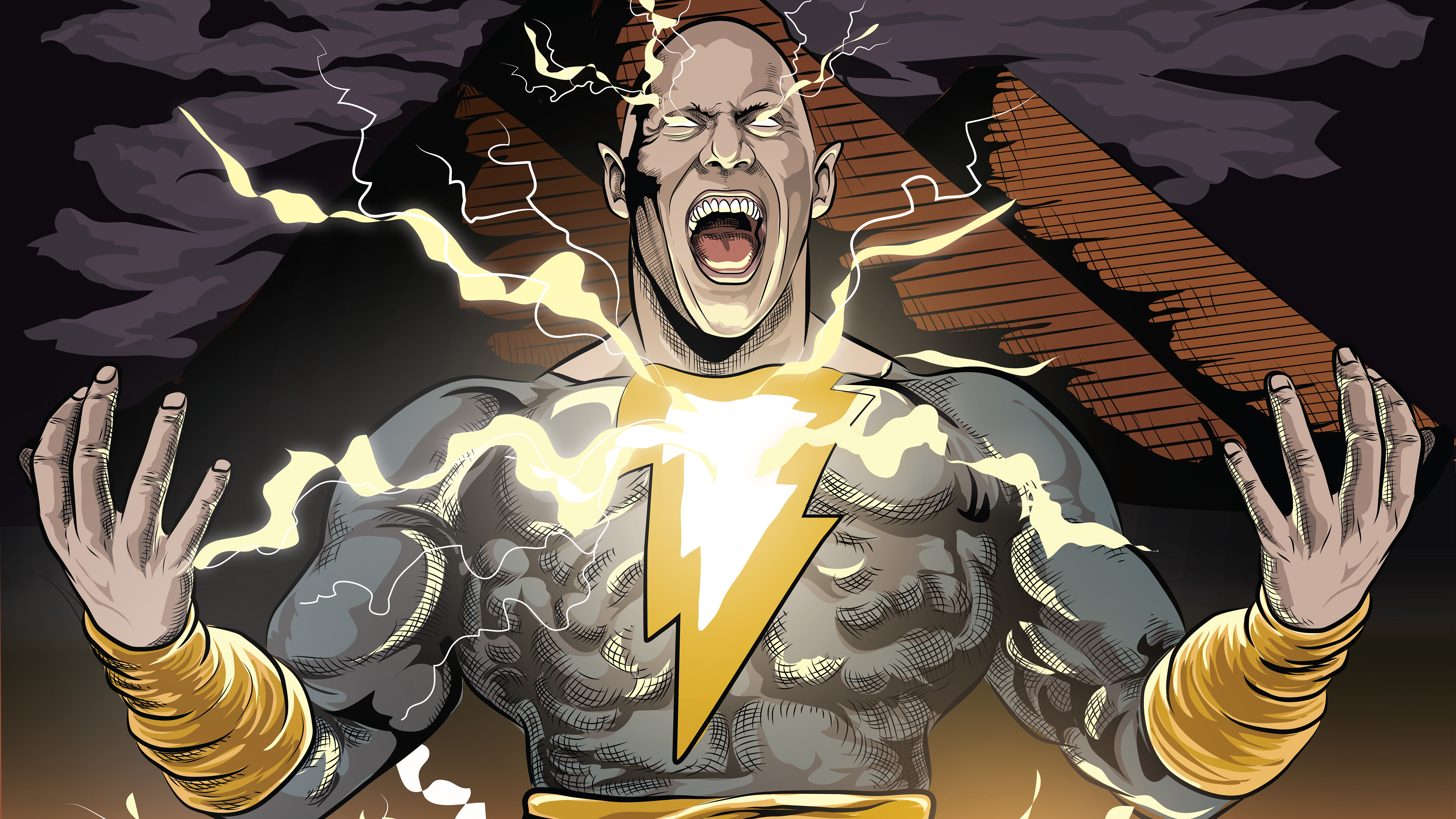 Black Adam Dc Fandome 4K Wallpapers