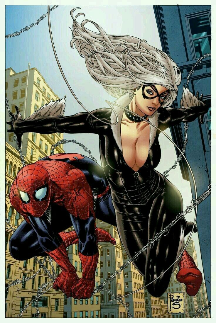 Black Cat Marvel Comic Art Wallpapers