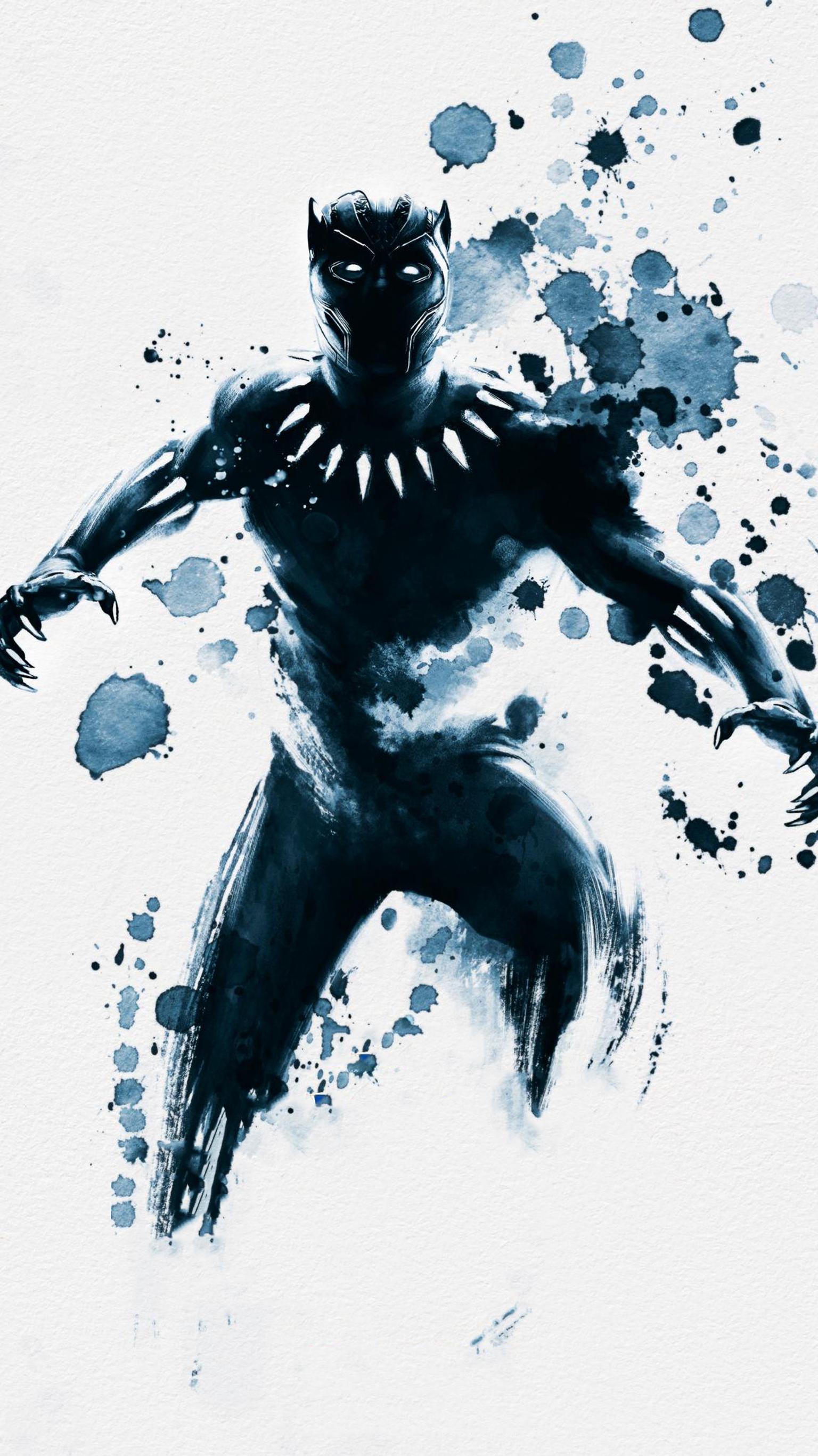 Black Panther Cool Digital Comic Art Wallpapers