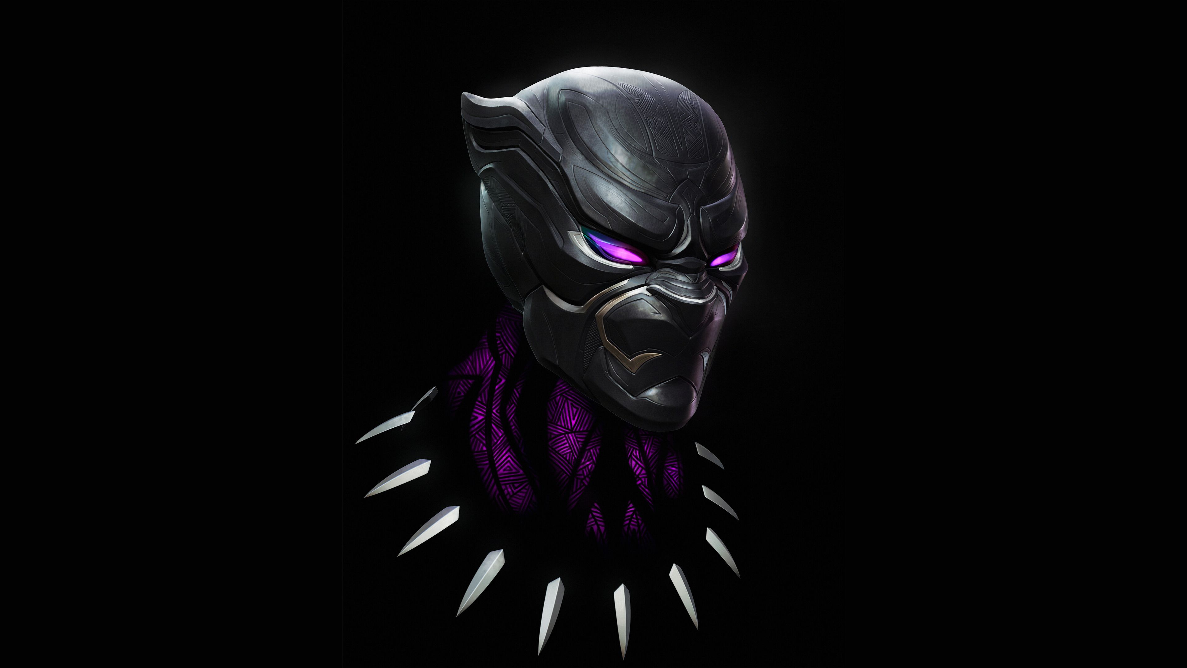 Black Panther Minimal Mask Wallpapers