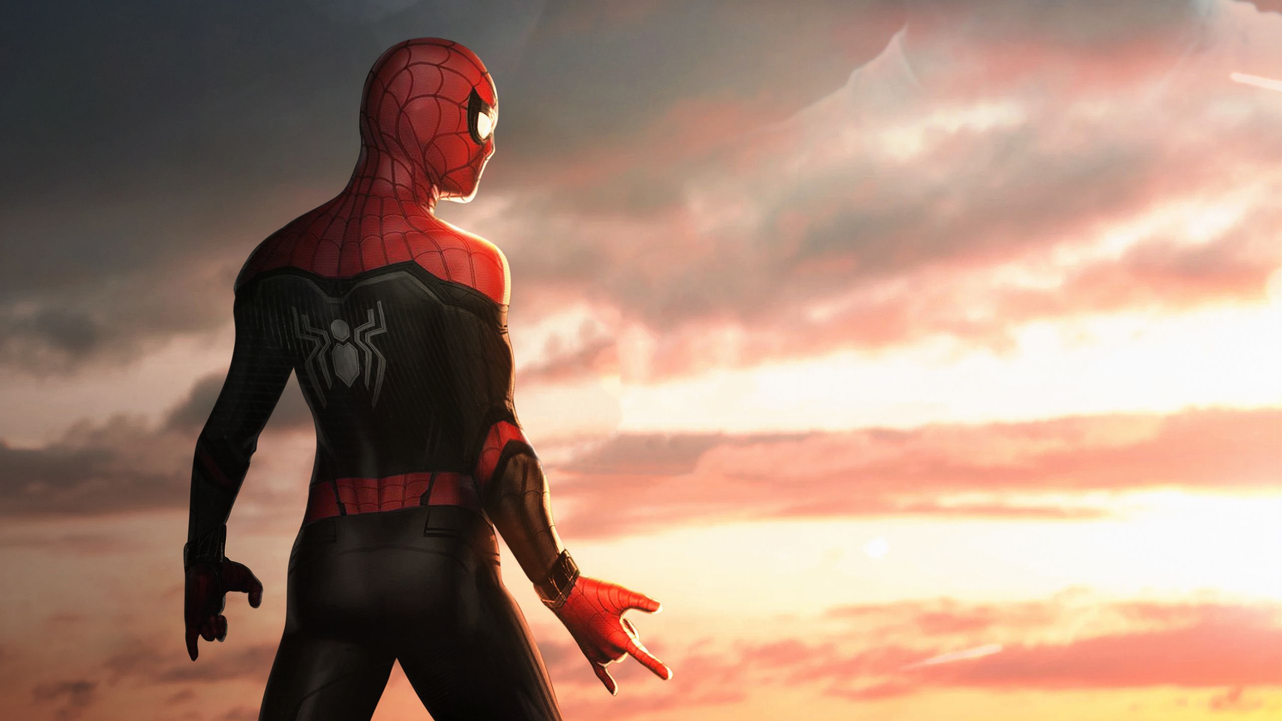Black Suit Spider Man Far From Home Wallpapers