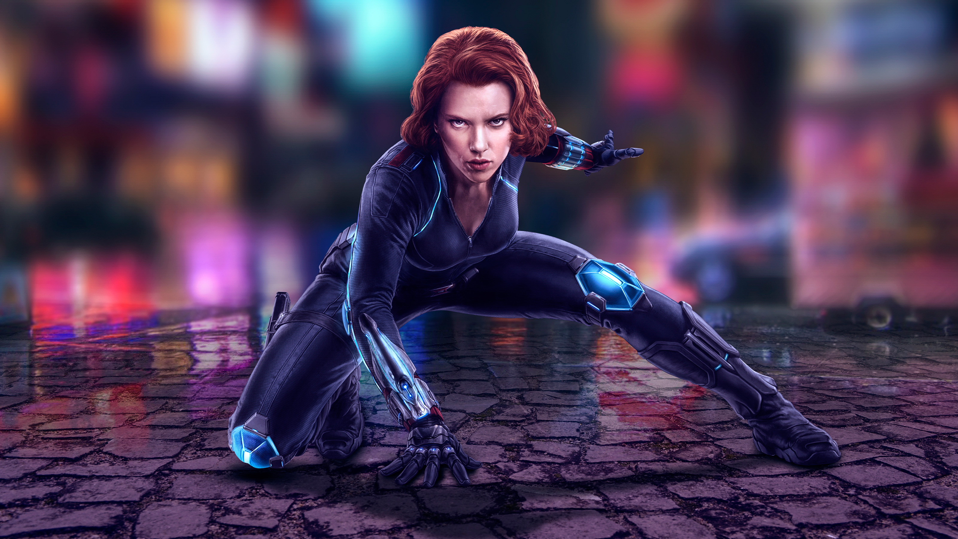 Black Widow 4K Marvel Art Wallpapers