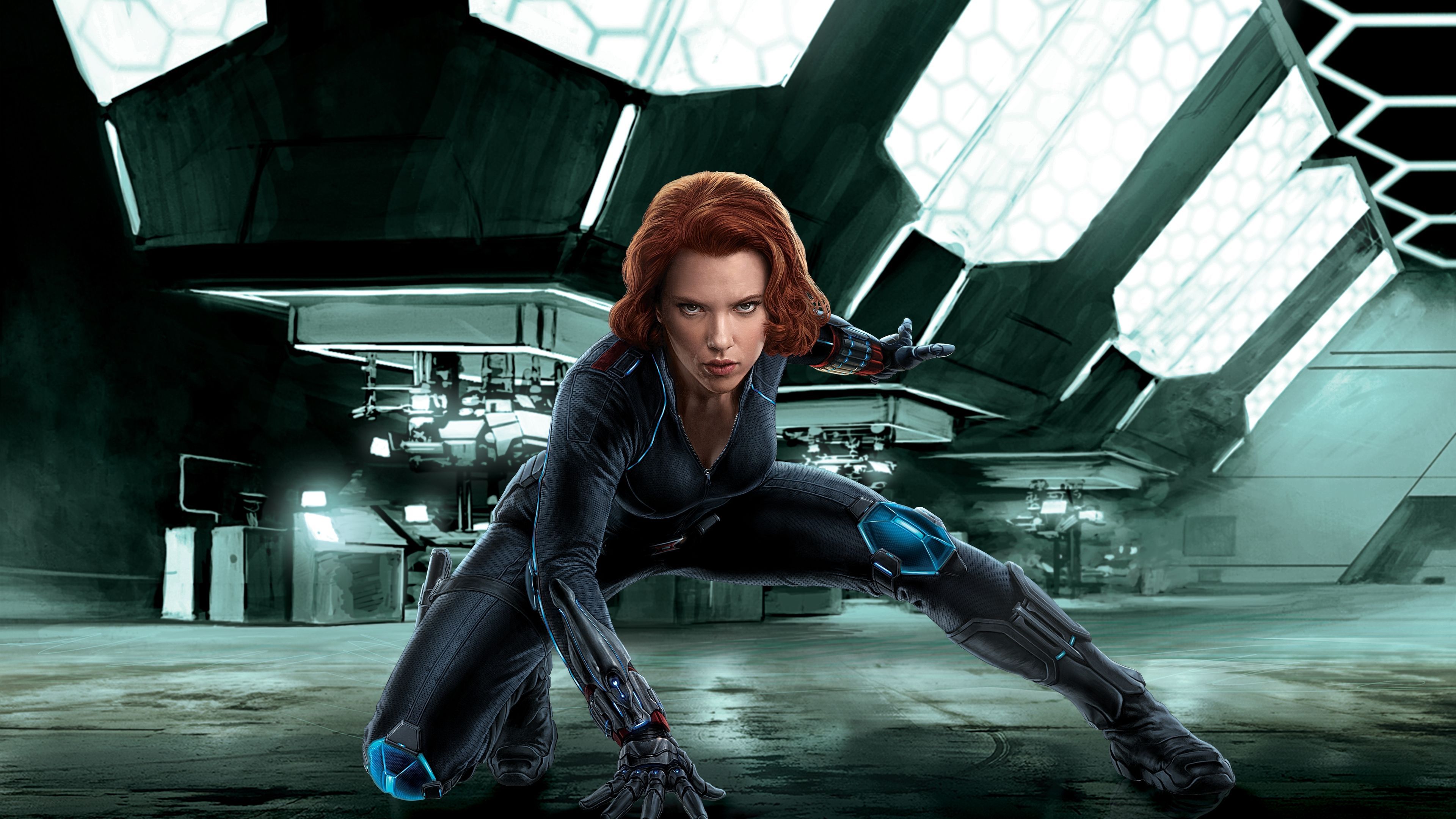 Black Widow 4K Marvel Art Wallpapers