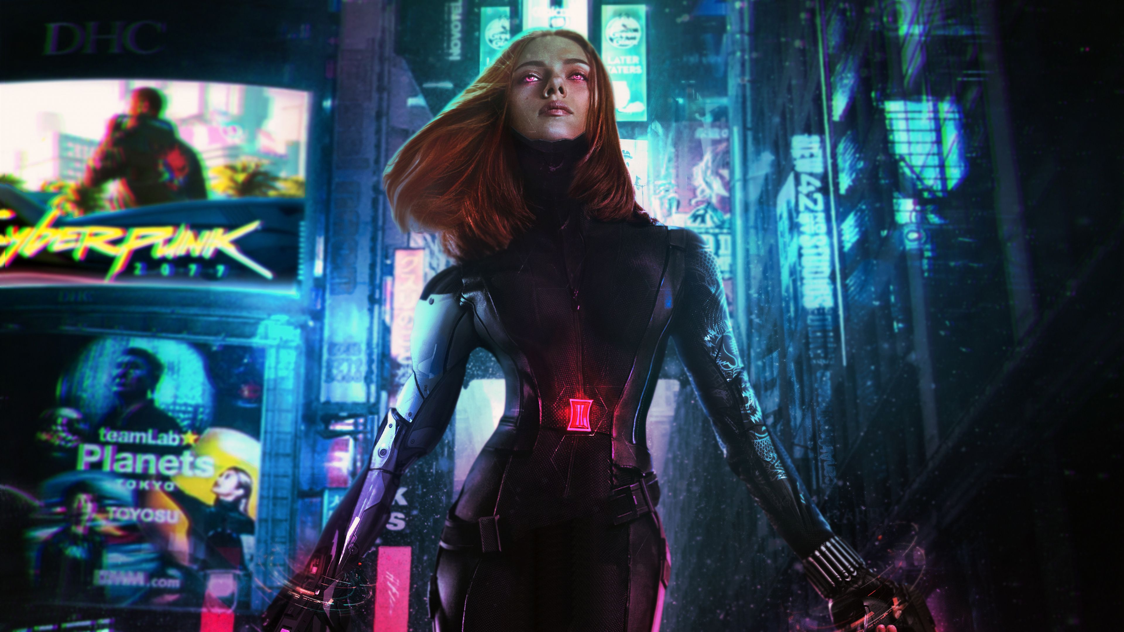 Black Widow Fan Art Wallpapers